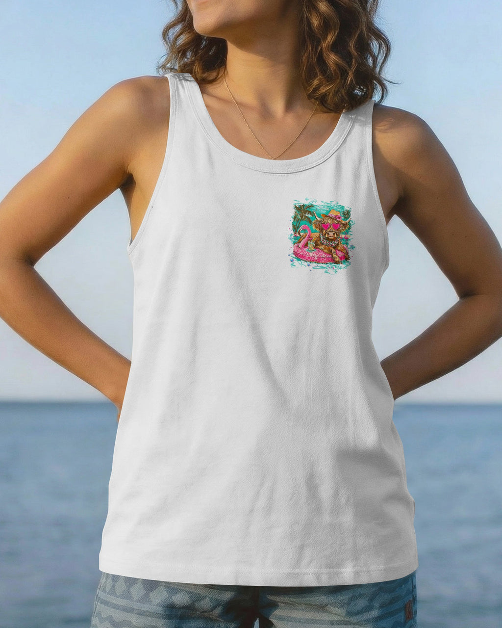 STAY SALTY HEIFERS COW BEACH ALL OVER PRINT  - TLTW1905261