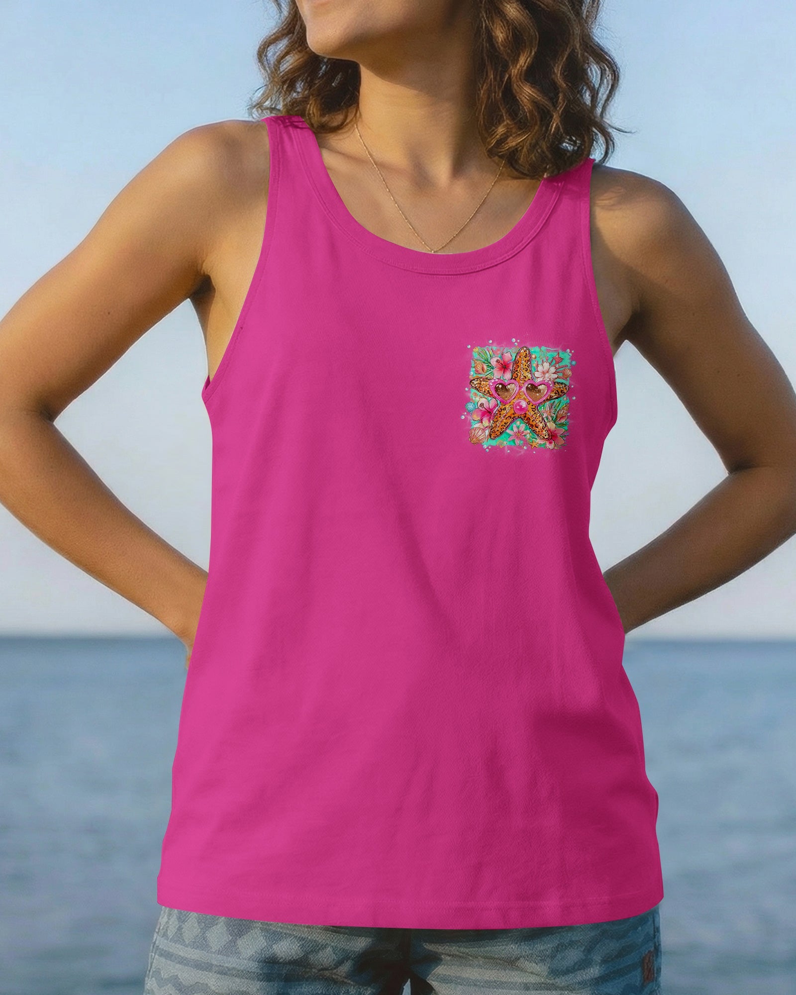 SMELL THE SEA STARFISH ALL OVER PRINT - TYQY0807262