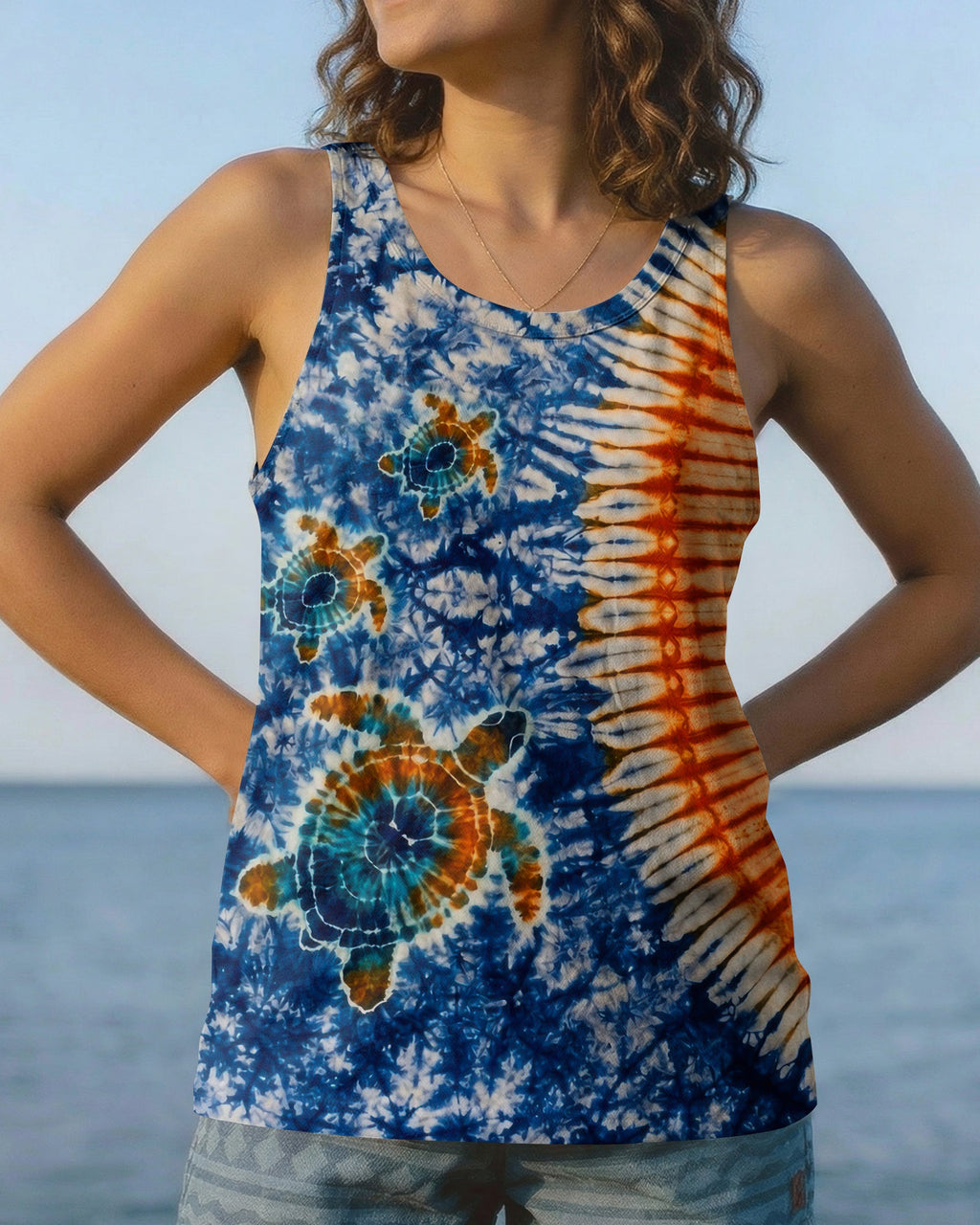 SEA TURTLES SHORE CRAWL ALL OVER PRINT  - TLTW0607261
