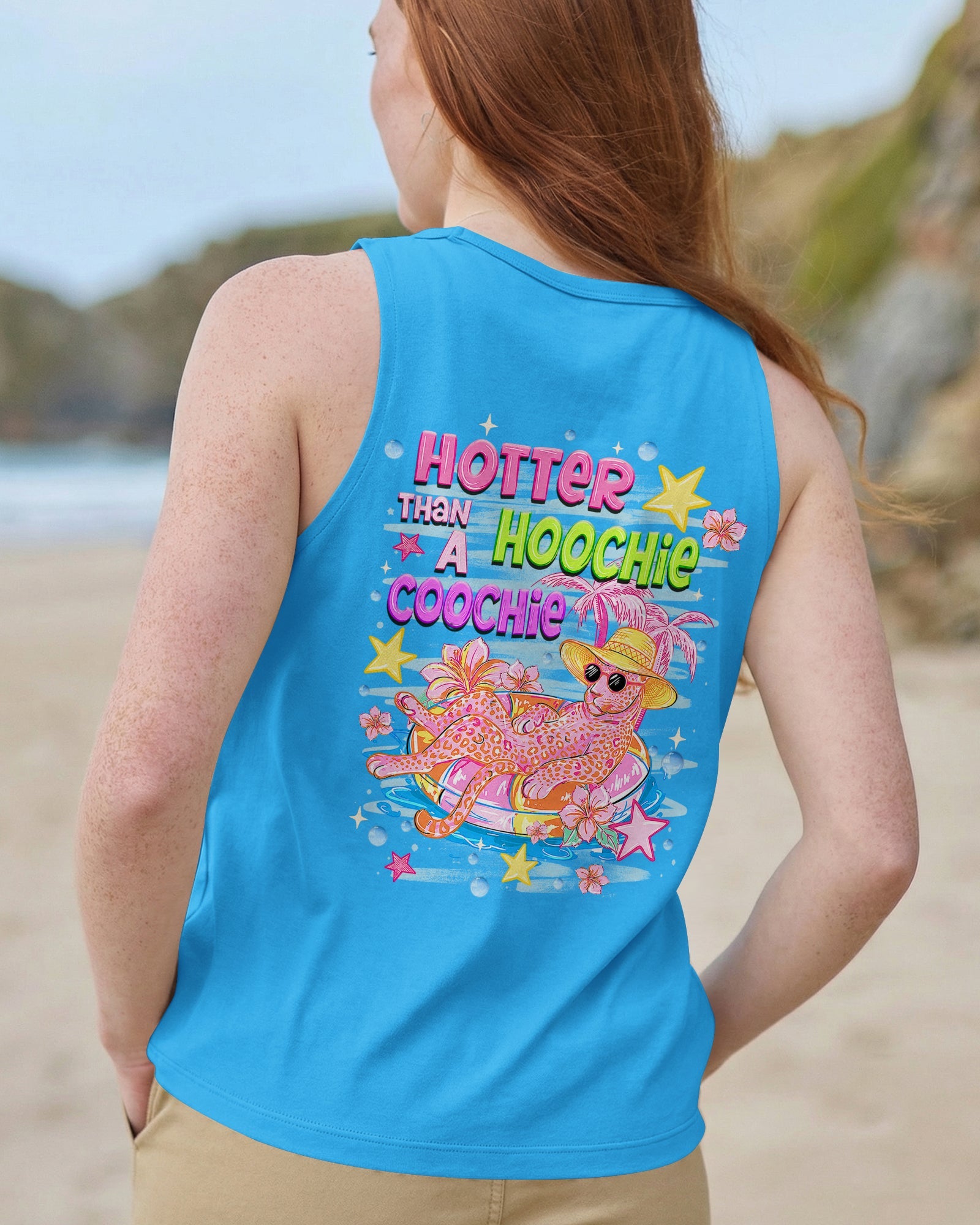 HOTTER THAN A HOOCHIE COOCHIE LEOPARD ALL OVER PRINT  - TLHN2406262