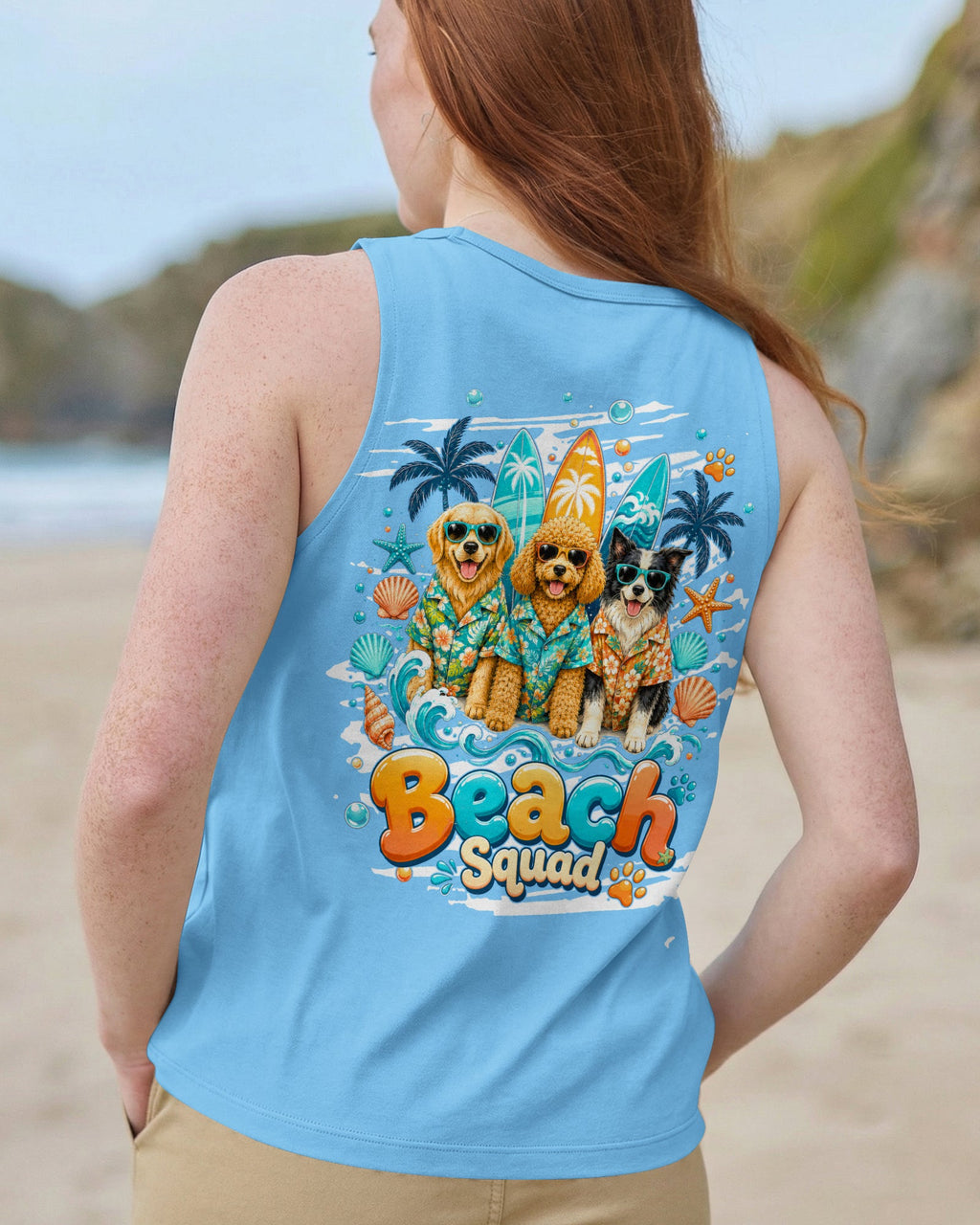 BEACH SQUAD DOG ALL OVER PRINT - TLTW0906263