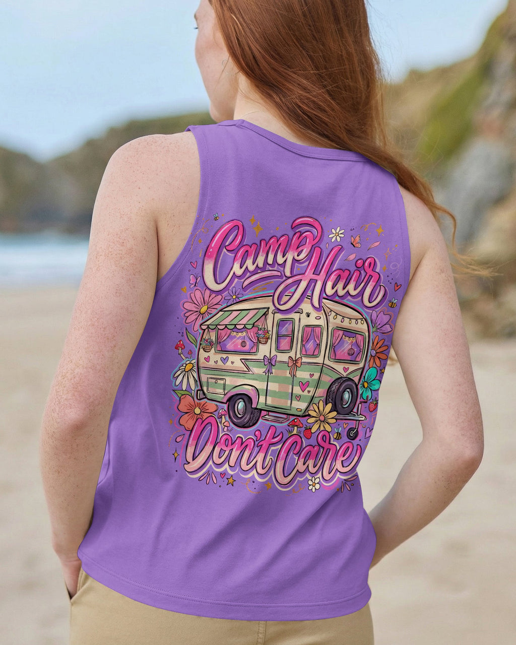 CAMP HAIR DON'T CARE ALL OVER PRINT - TYQY2406261