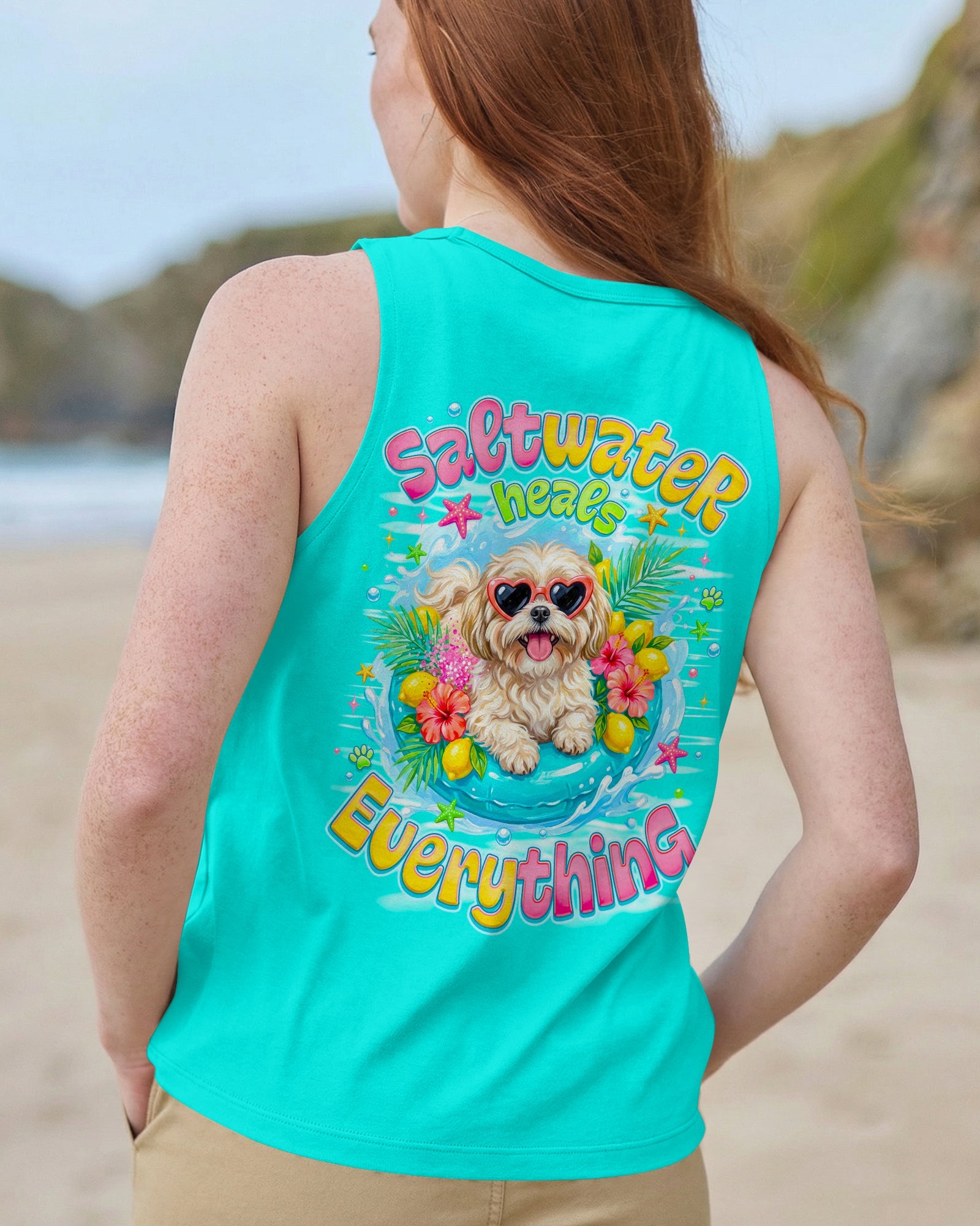 SALTWATER HEALS EVERYTHING SHIH TZU DOG ALL OVER PRINT - TLNO0806263
