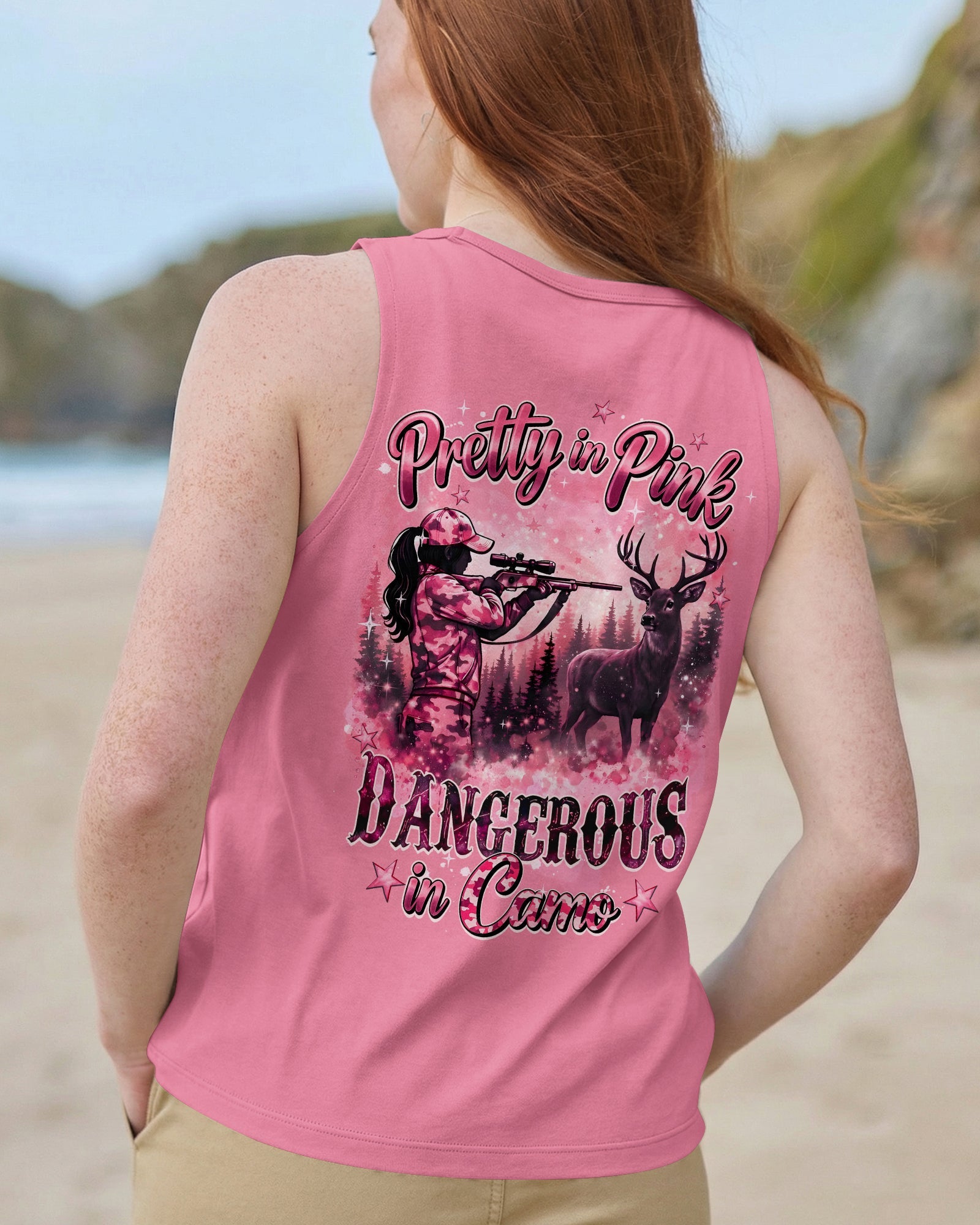 PRETTY IN PINK DANGEROUS IN CAMO ALL OVER PRINT - TYQY2505261
