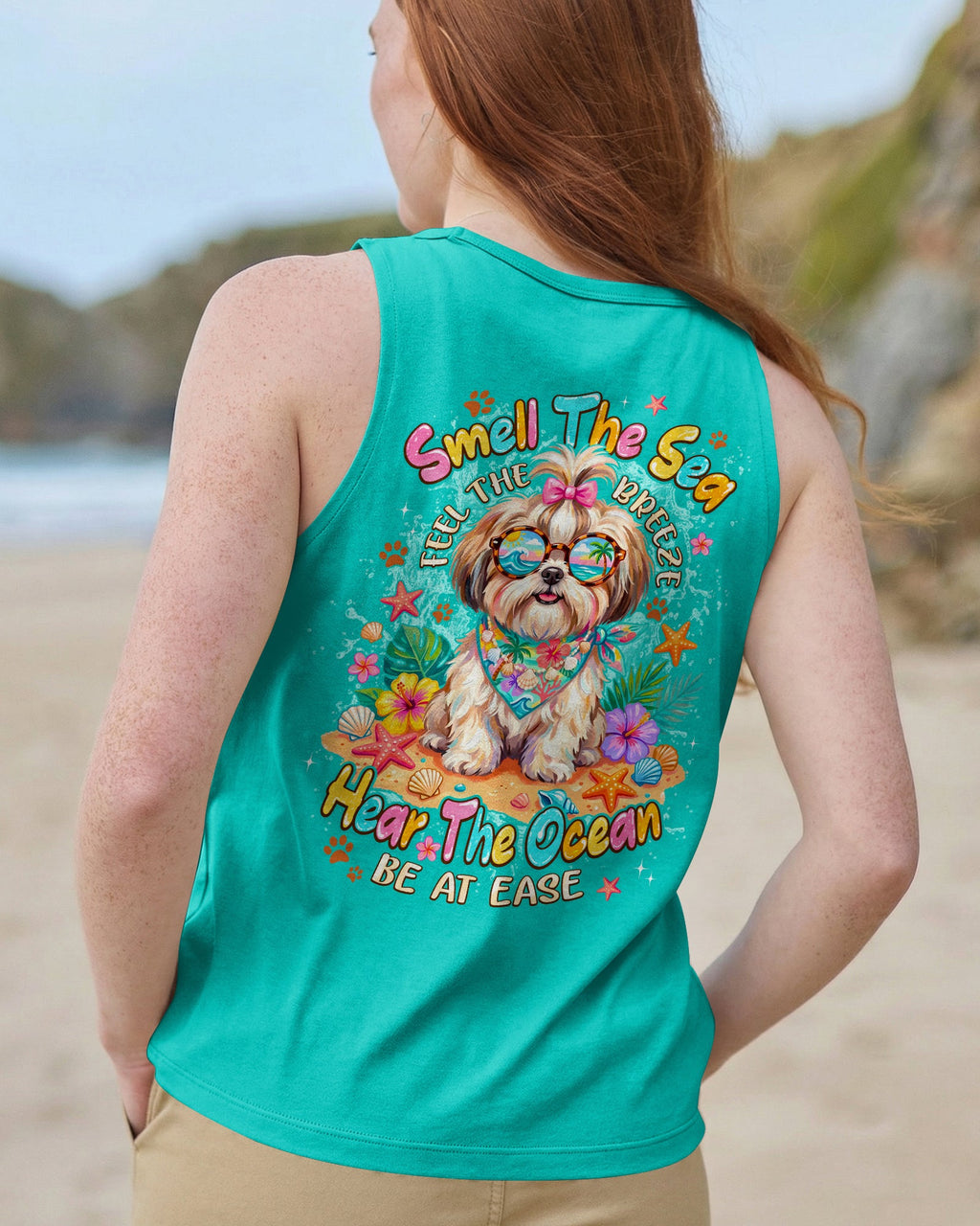SMELL THE SEA SHIH TZU DOG ALL OVER PRINT - TYPQ2005263