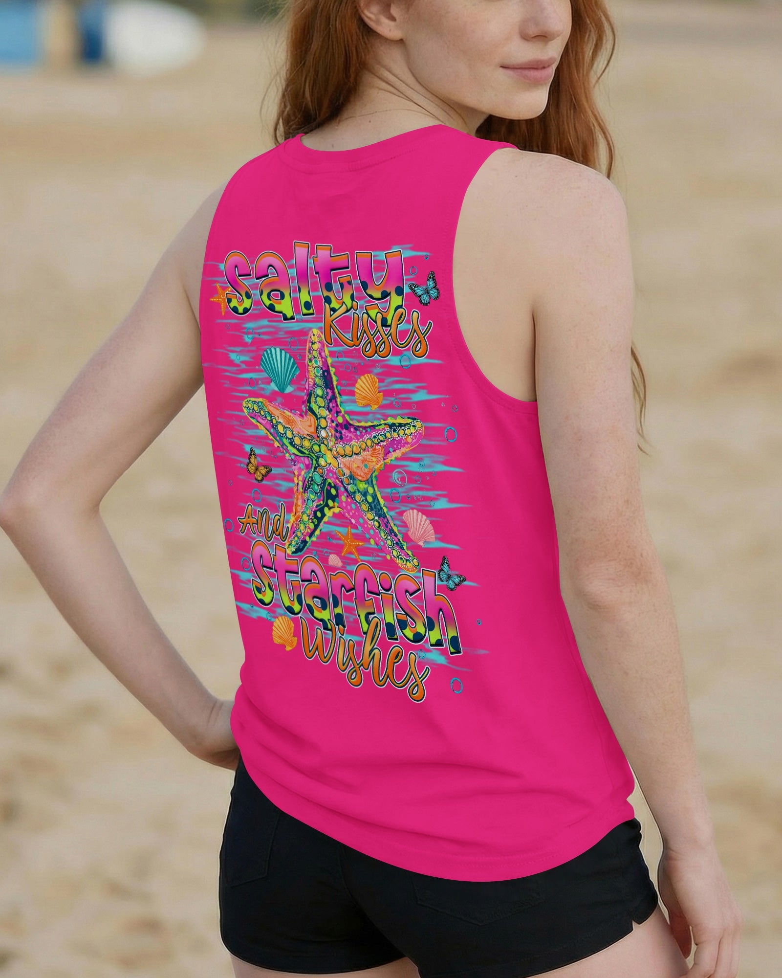 SALTY KISSES AND STARFISH WISHES ALL OVER PRINT - TLHN1307261