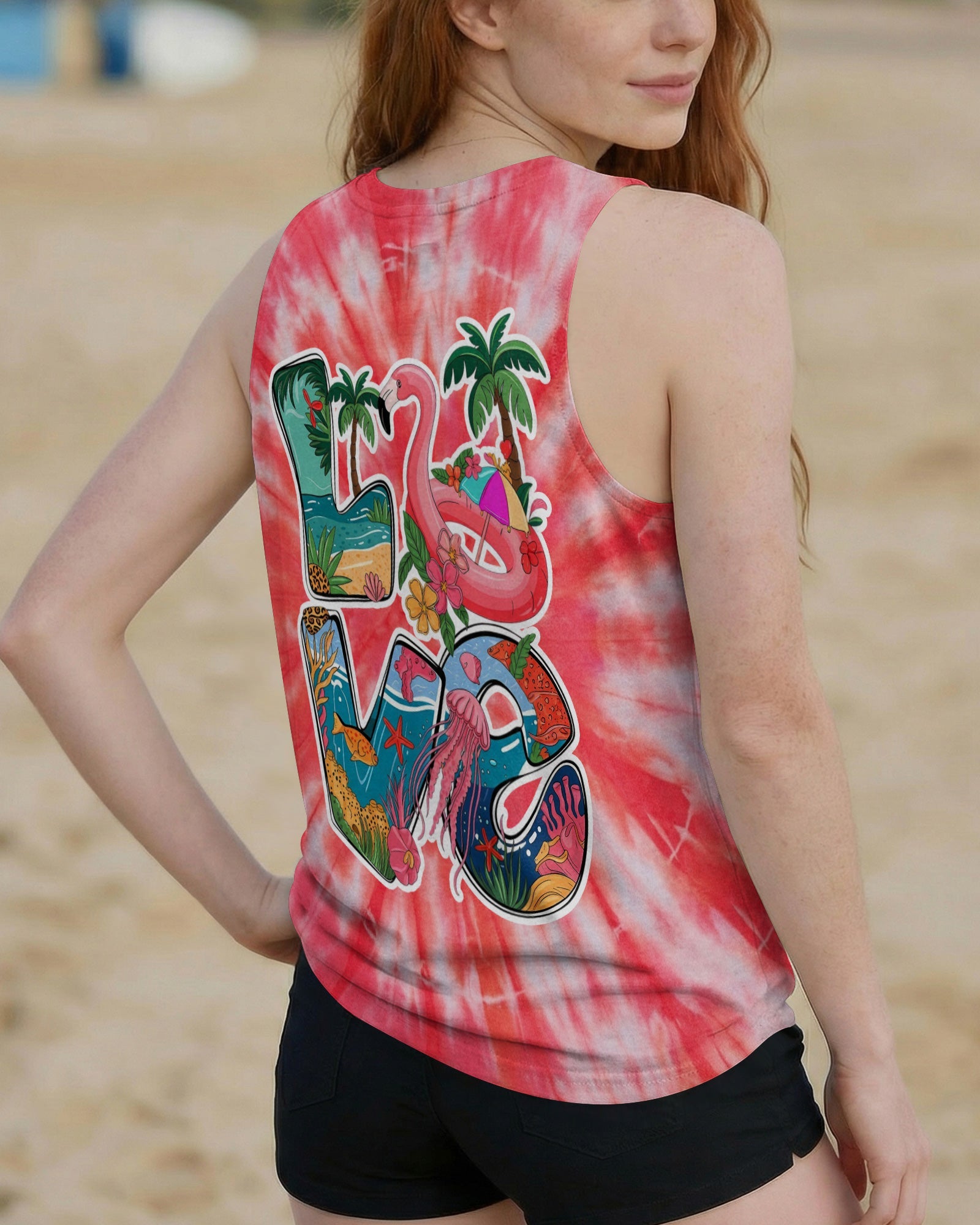 LOVE BEACH ALL OVER PRINT - TYLN0604263