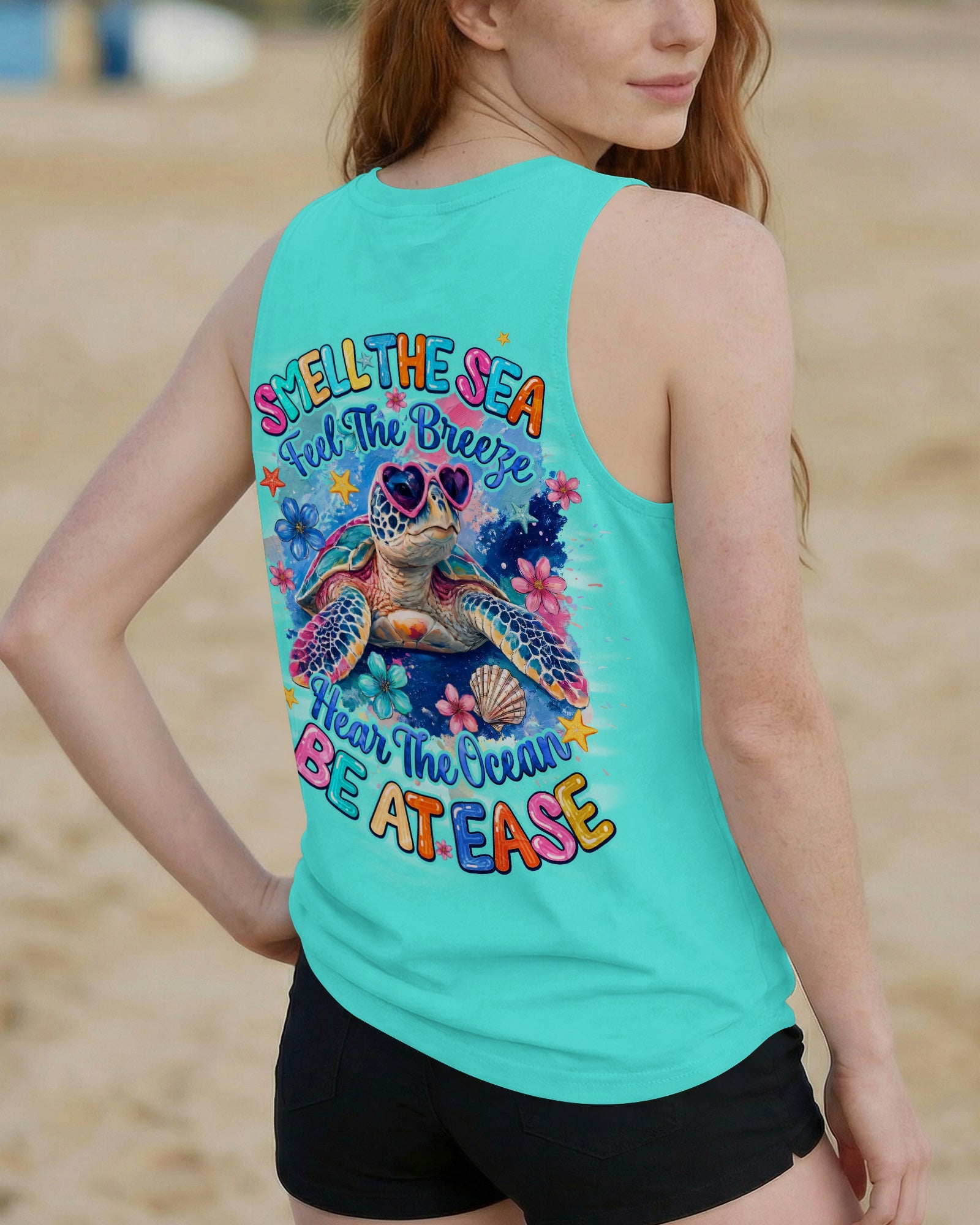 SMELL THE SEA TURTLE ALL OVER PRINT - TYQY1806262