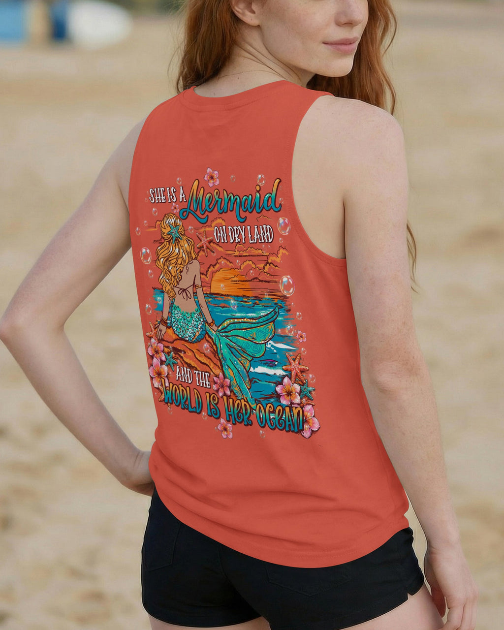 SHE IS A MERMAID ALL OVER PRINT  - TLHN2905262