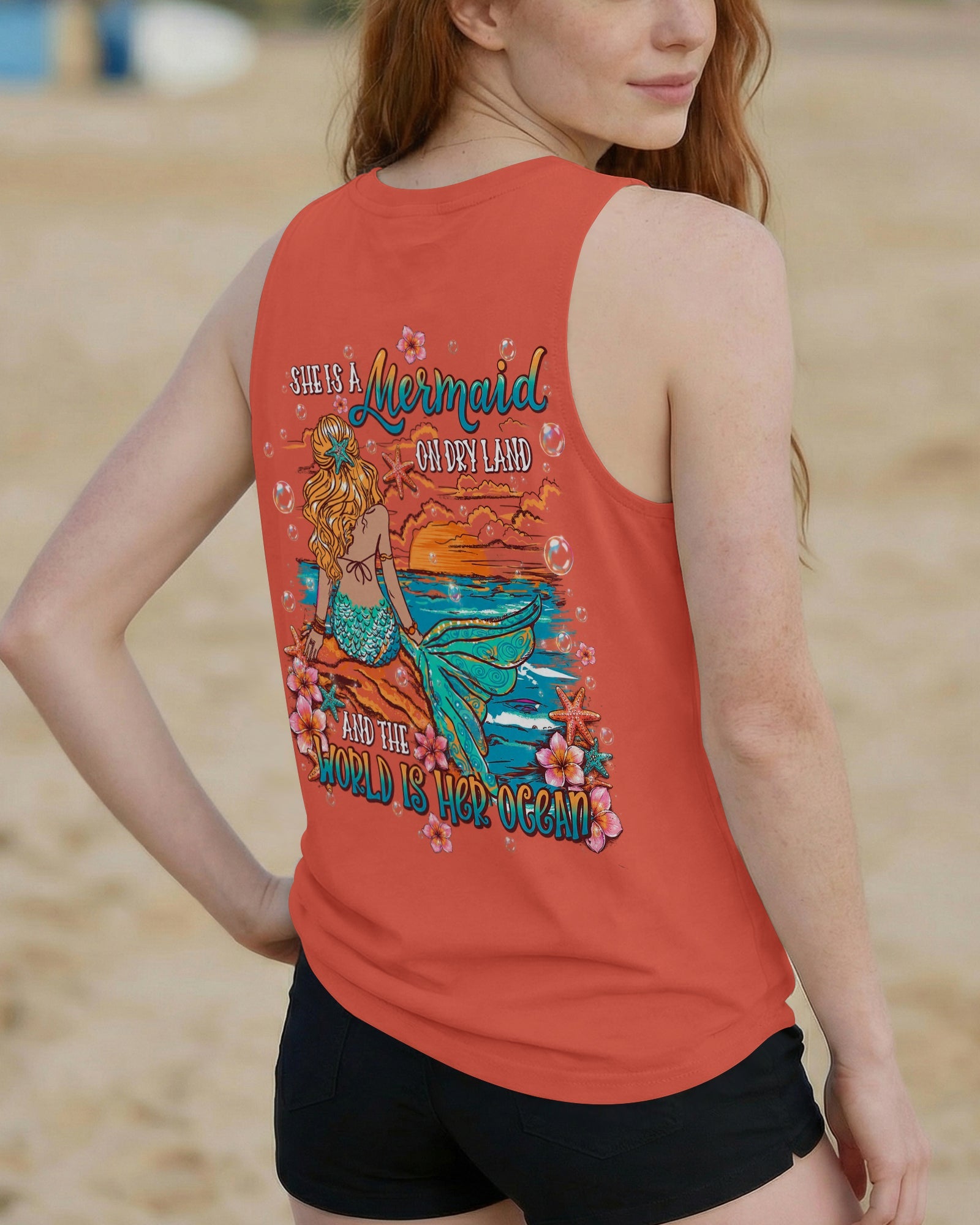 SHE IS A MERMAID ALL OVER PRINT  - TLHN2905262