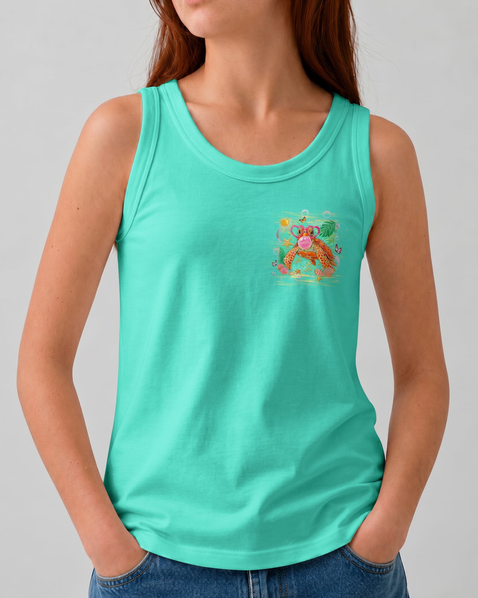 TURTLE KISSES STARFISH WISHES KIDS ALL OVER PRINT - TLHG2605261