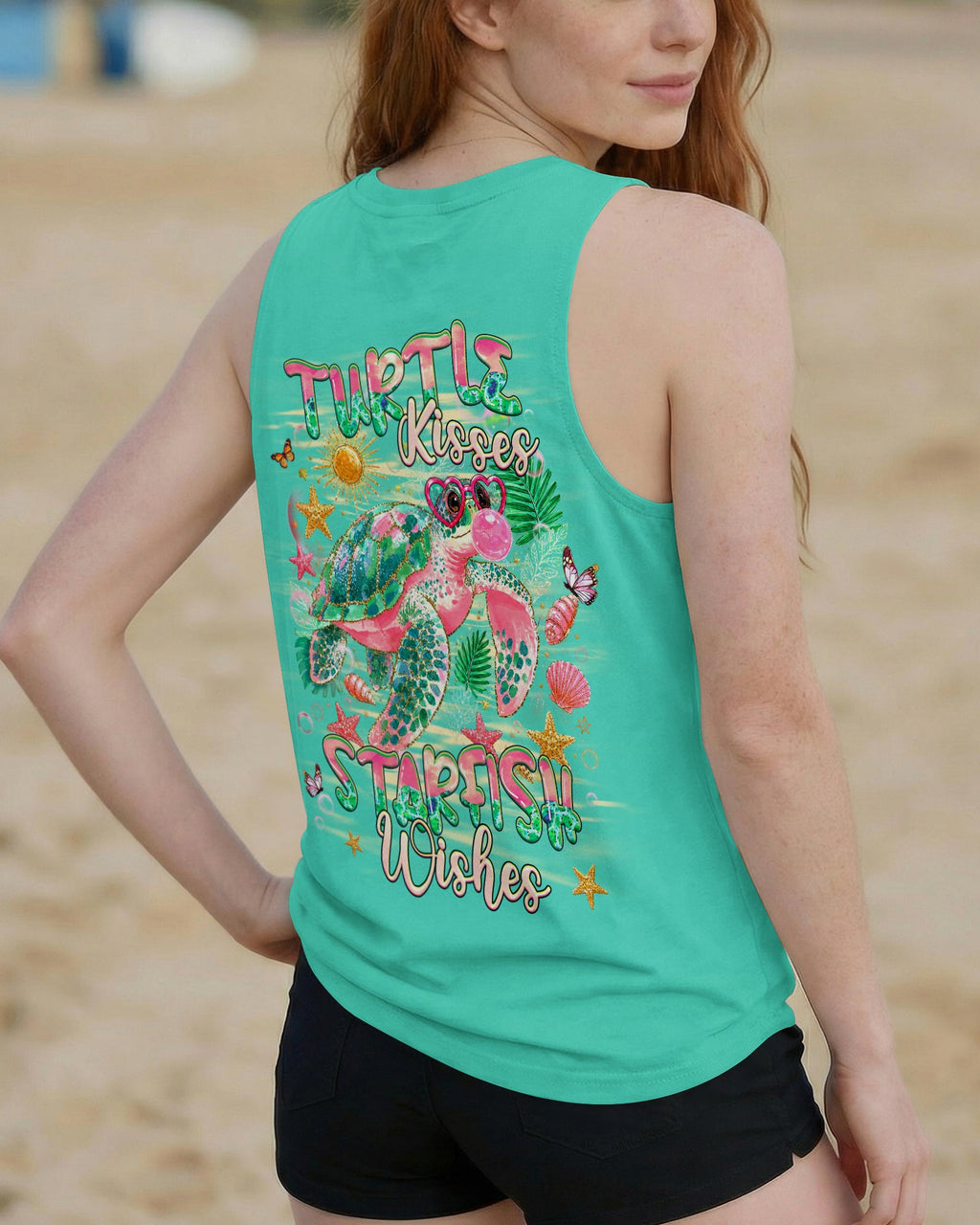 TURTLE KISSES STARFISH WISHES  ALL OVER PRINT - TLHG1007262