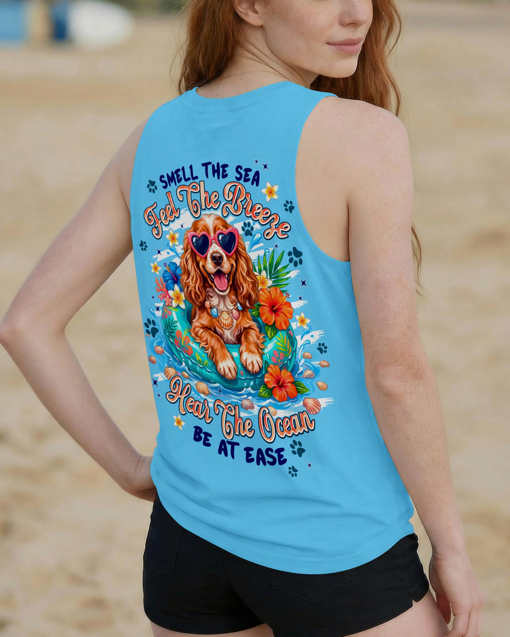 SMELL THE SEA COCKER SPANIEL DOG ALL OVER PRINT - TYPQ0607263
