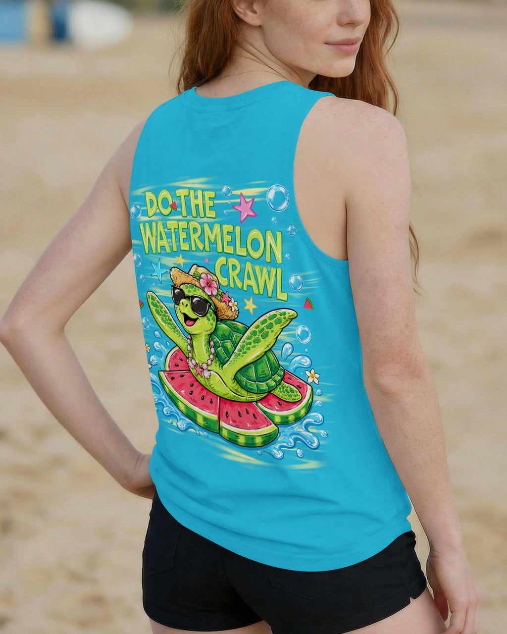 DO THE WATERMELON CRAWL TURTLE ALL OVER PRINT - TLHG1106263