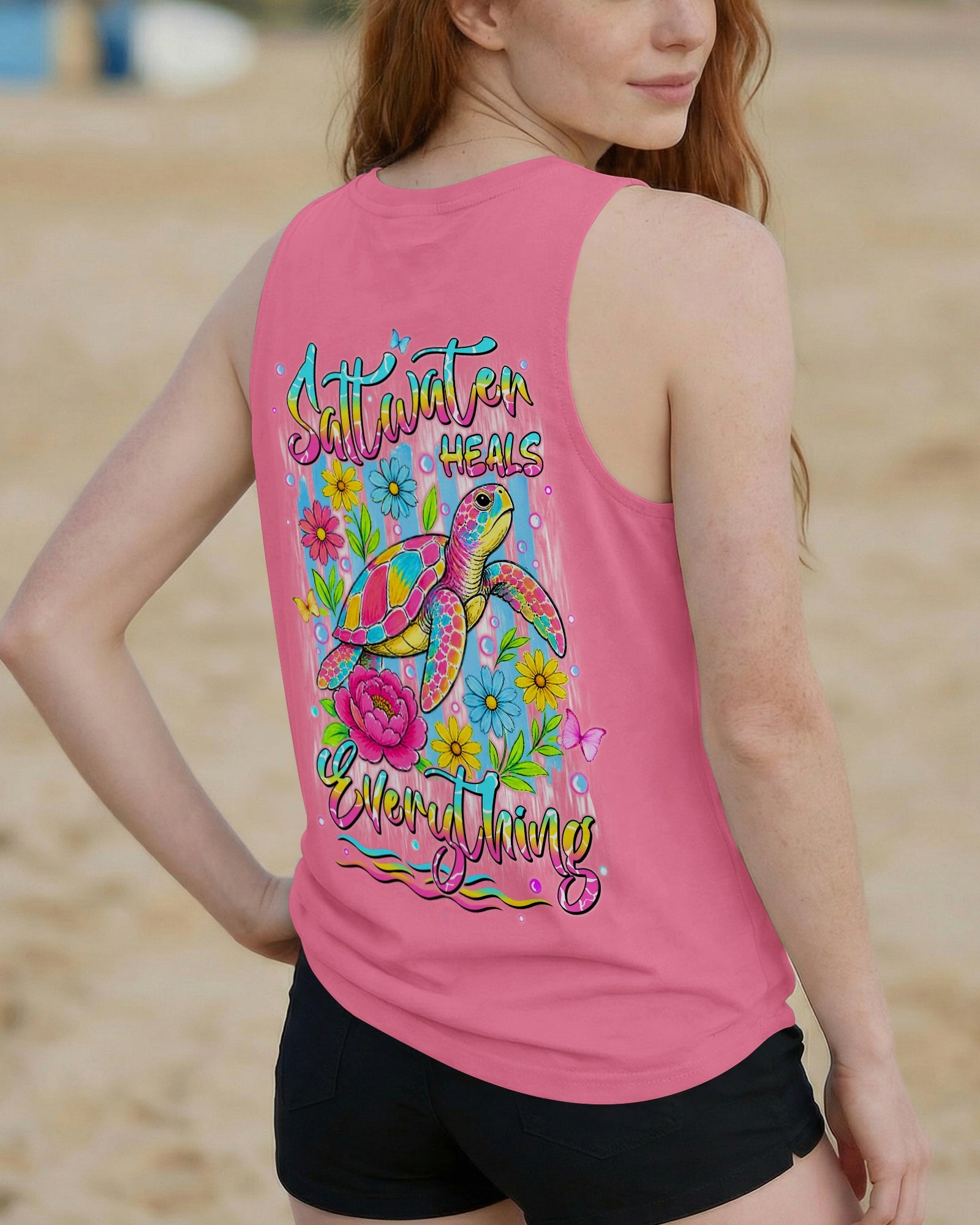 SALTWATER HEALS EVERYTHING TURTLE ALL OVER PRINT - TYLN2505262