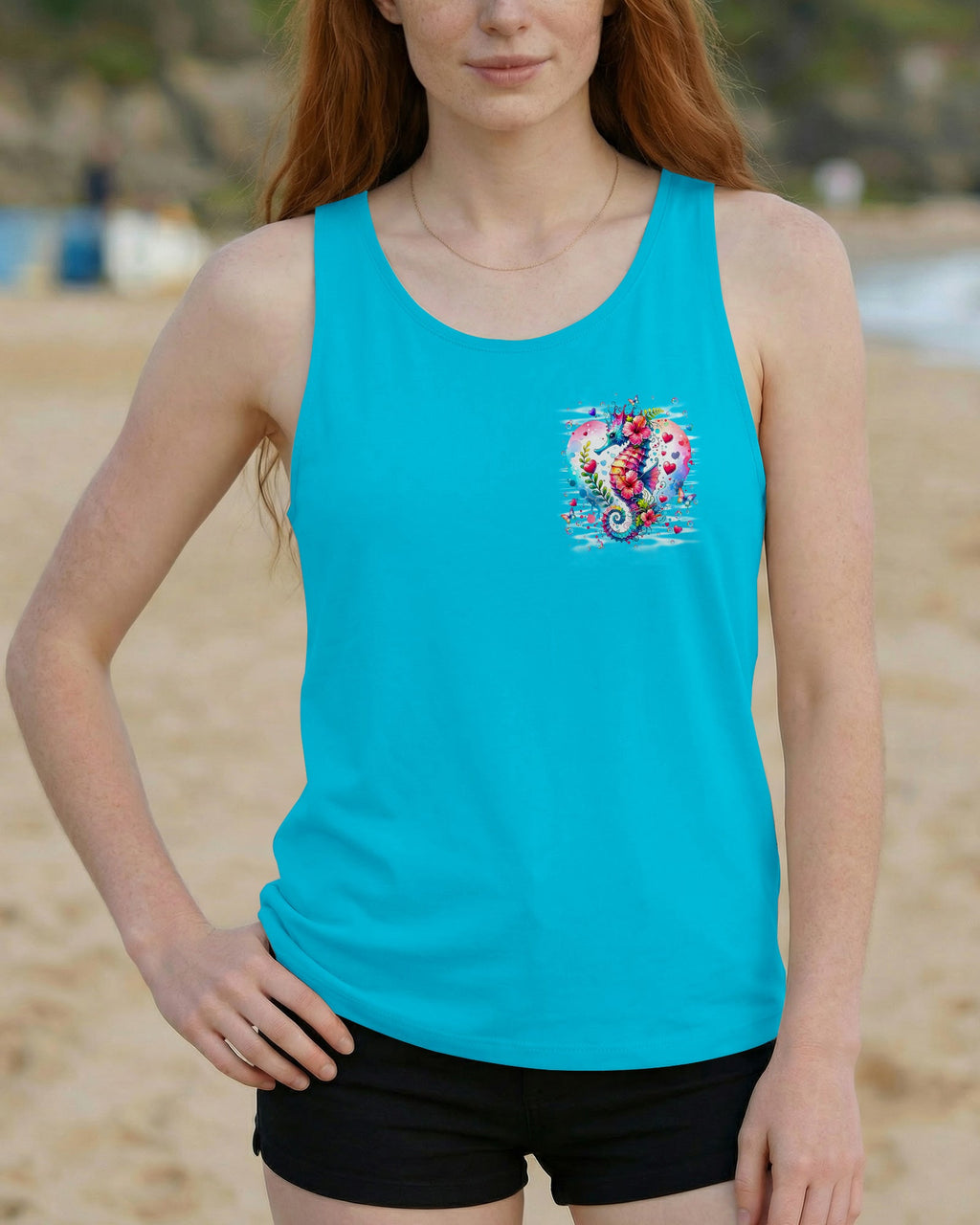 SALTWATER HEALS EVERYTHING SEAHORSE ALL OVER PRINT - TYLN1505262