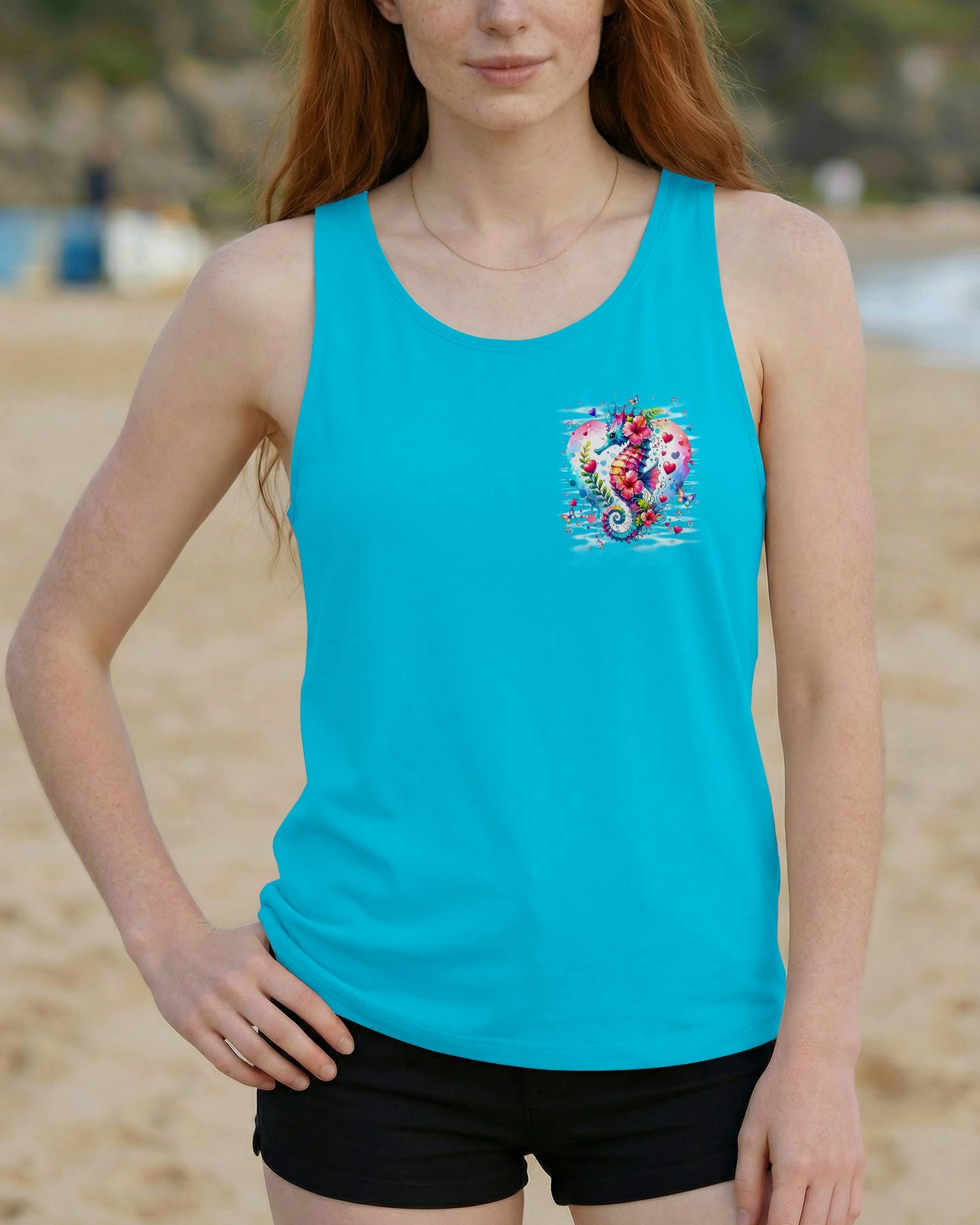 SALTWATER HEALS EVERYTHING SEAHORSE ALL OVER PRINT - TYLN1505262