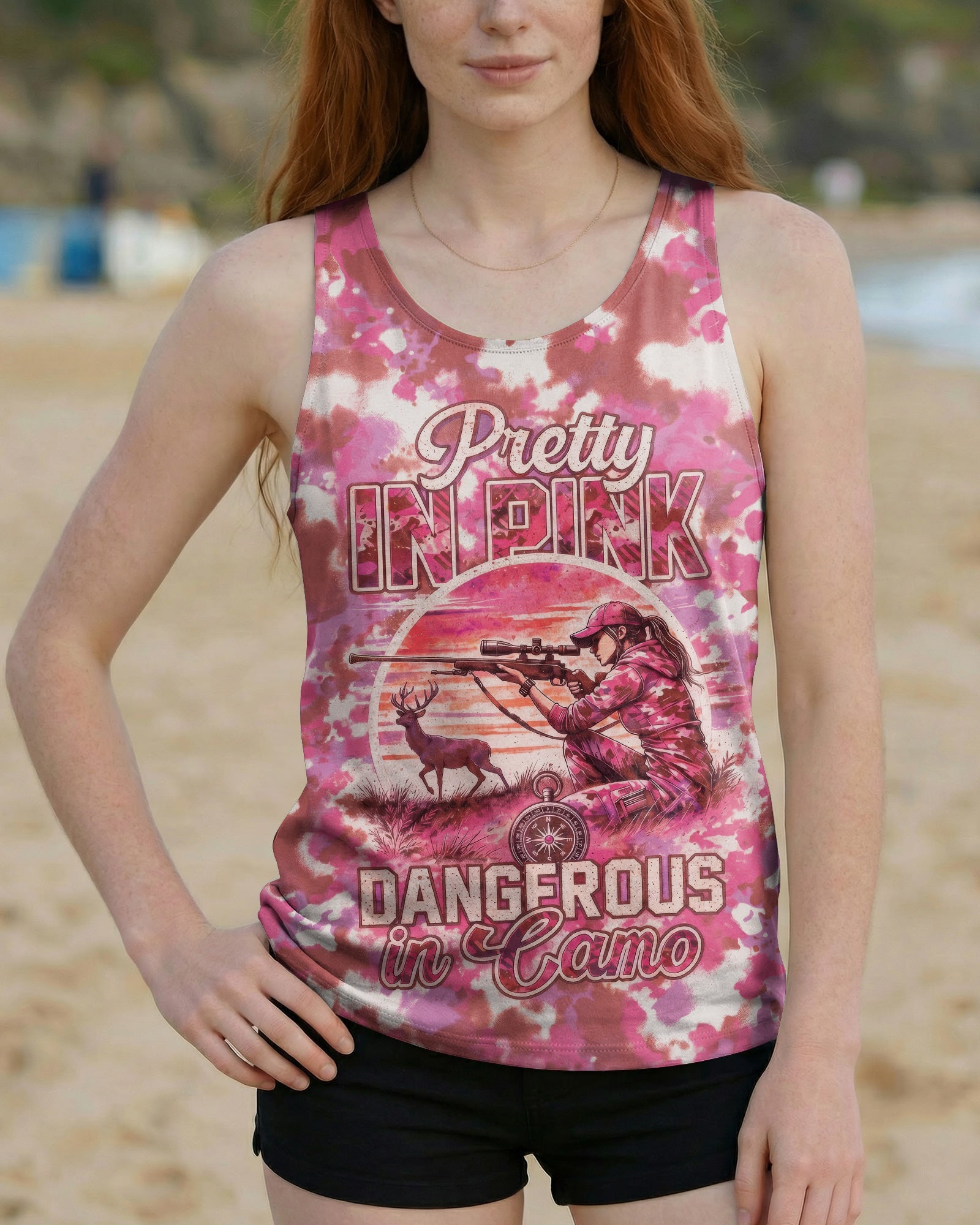 PRETTY IN PINK DANGEROUS IN CAMO ALL OVER PRINT - RI0907261