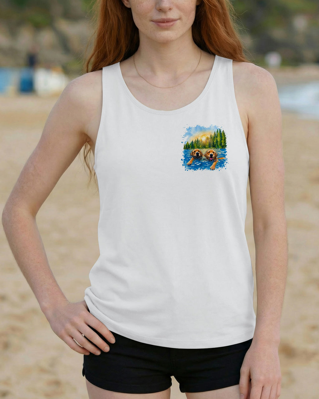IT'S LAKE TIME LABRADOR DOG  ALL OVER PRINT - TLTW1805263