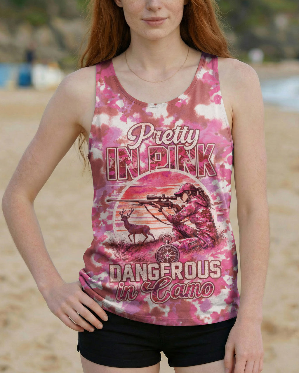PRETTY IN PINK DANGEROUS IN CAMO ALL OVER PRINT - RI0907261