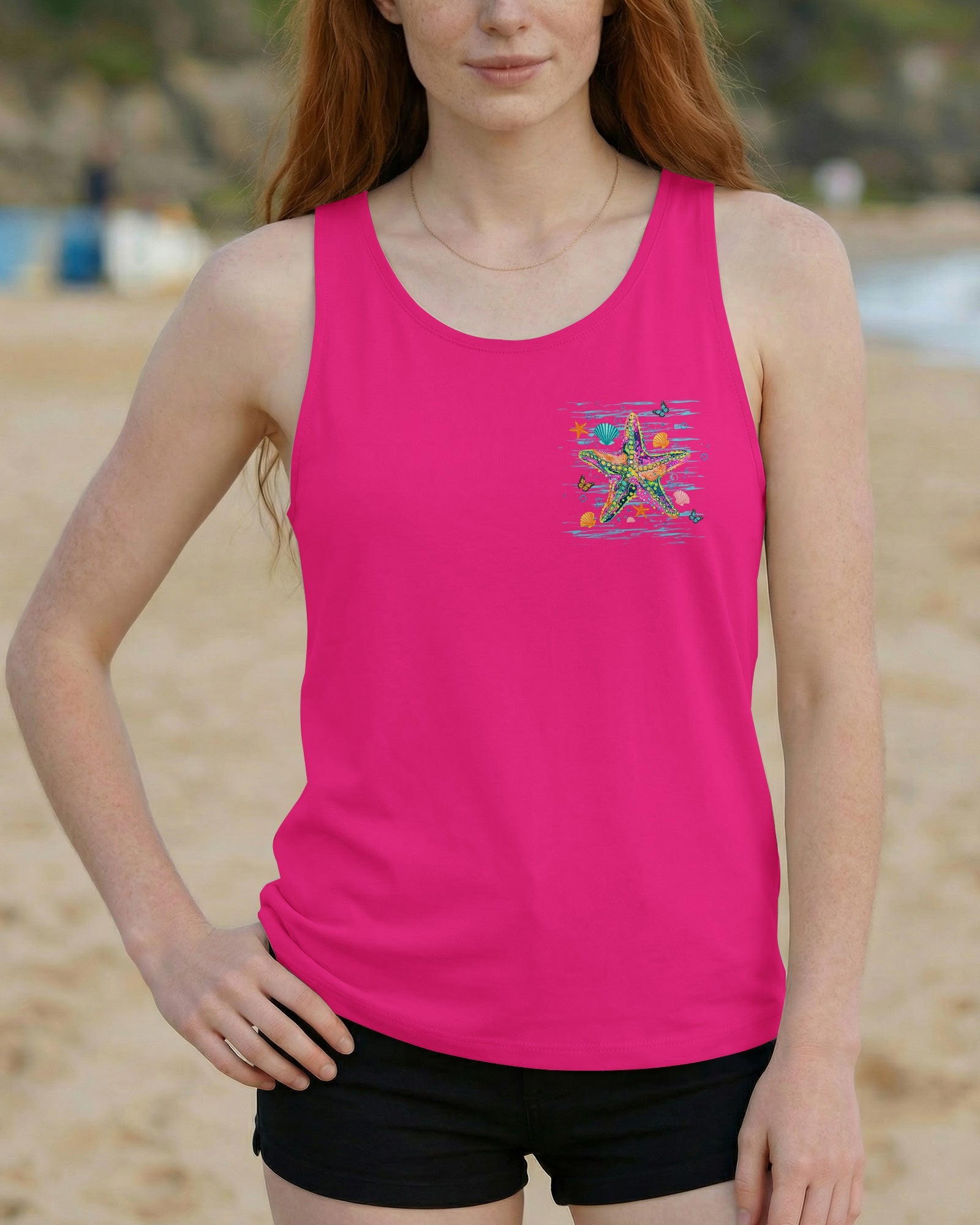 SALTY KISSES AND STARFISH WISHES ALL OVER PRINT - TLHN1307261