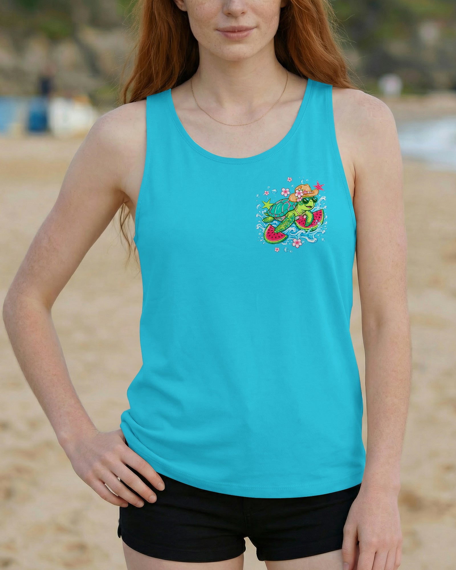 DO THE WATERMELON CRAWL TURTLE ALL OVER PRINT - TLTW1306261