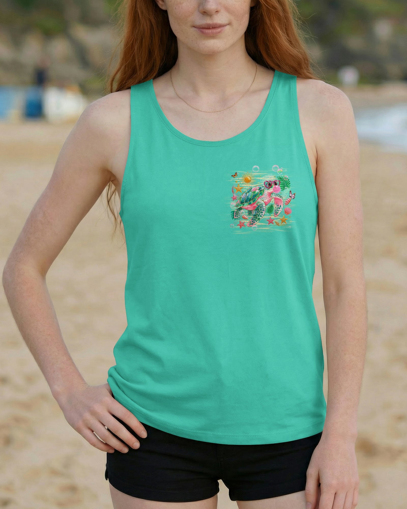 TURTLE KISSES STARFISH WISHES  ALL OVER PRINT - TLHG1007262