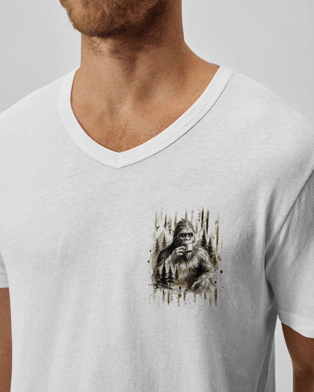 THE CLOSER I GET TO NATURE BIGFOOT ALL OVER PRINT - TLHG0106262