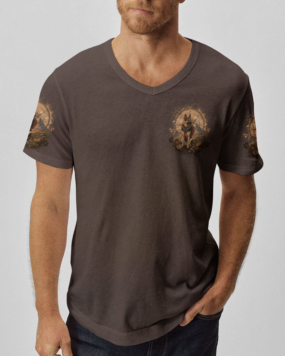 THOSE WHO WANDER WITH DOGS GERMAN SHEPHERD DOG ALL OVER PRINT - TLTW0506261