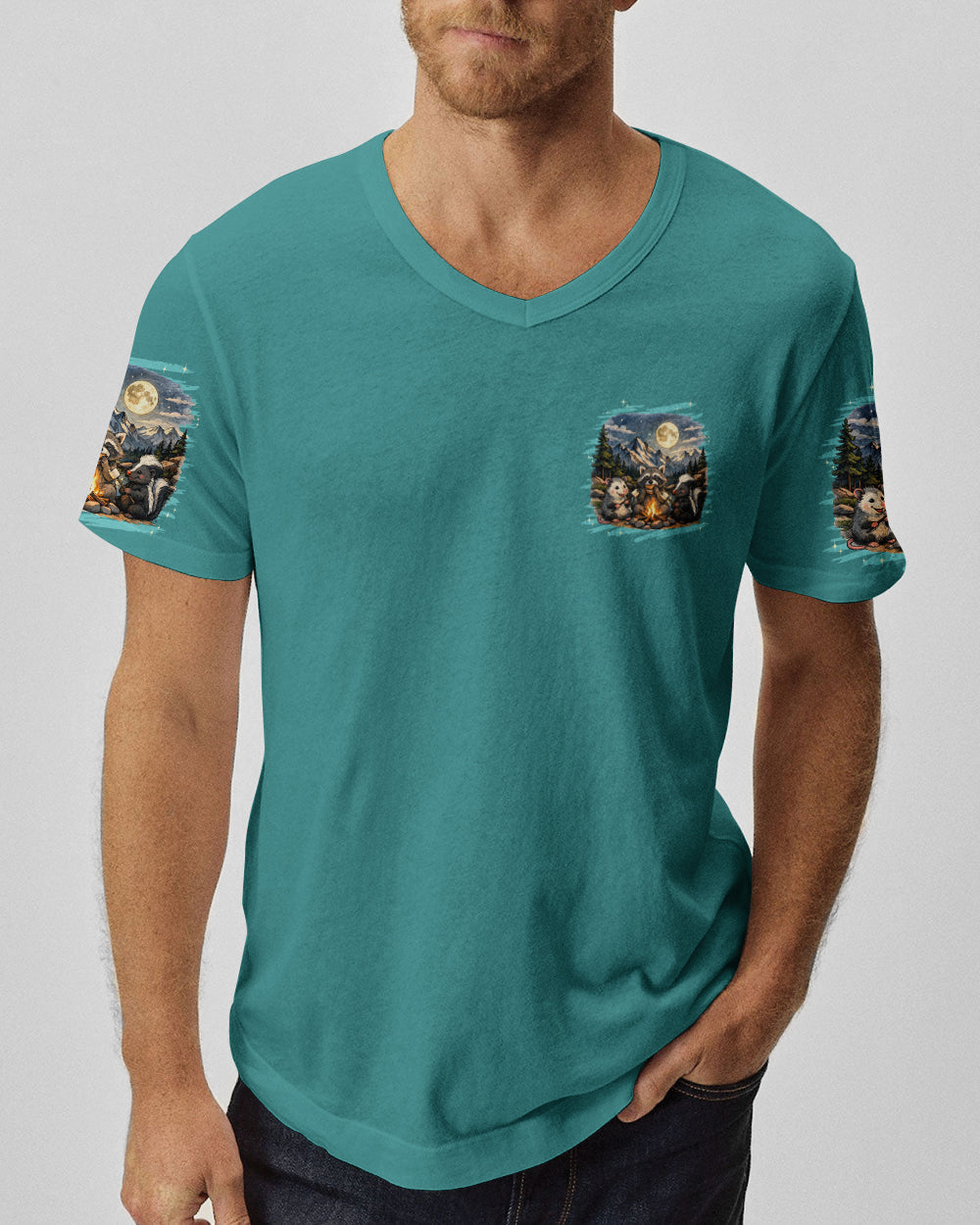 MAKING MEMORIES ONE CAMPFIRE AT A TIME ANIMALS ALL OVER PRINT - TYPQ2205261