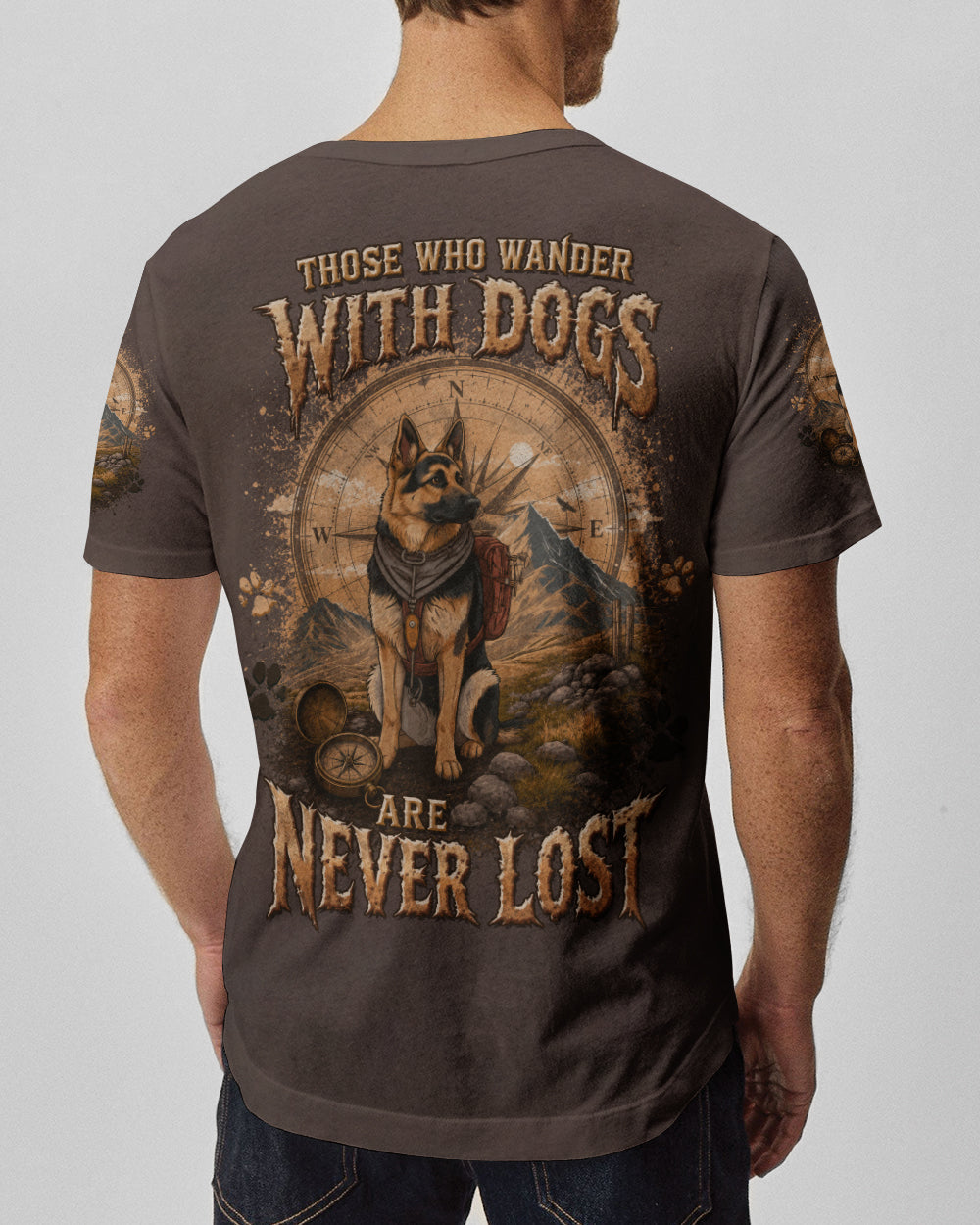 THOSE WHO WANDER WITH DOGS GERMAN SHEPHERD DOG ALL OVER PRINT - TLTW0506261