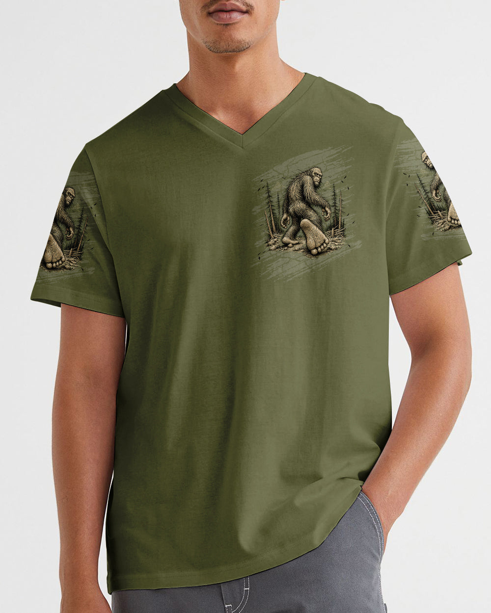 DON'T FOLLOW ME BIGFOOT ALL OVER PRINT - TLNT0306261