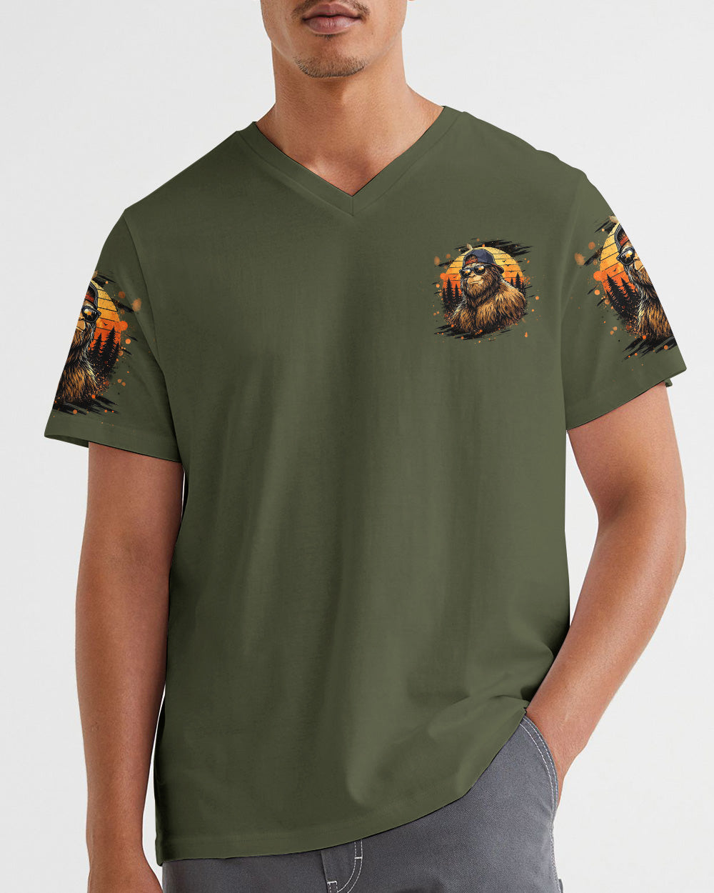 DADSQUATCH BIGFOOT ALL OVER PRINT - TLHG2905262