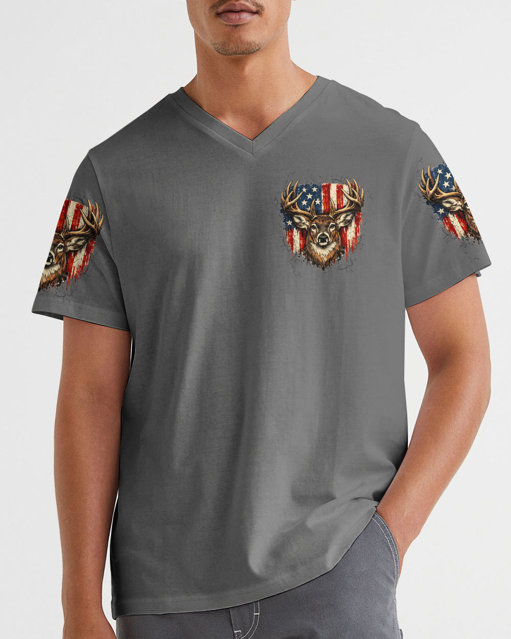 IF THIS FLAG OFFENDS YOU I'LL HELP YOU PACK DEER HUNTING  ALL OVER PRINT - TLTW0804262