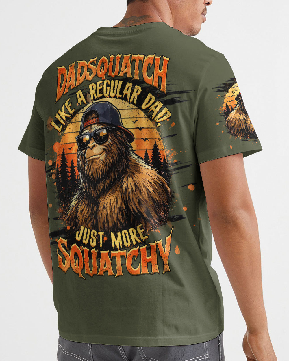 DADSQUATCH BIGFOOT ALL OVER PRINT - TLHG2905262
