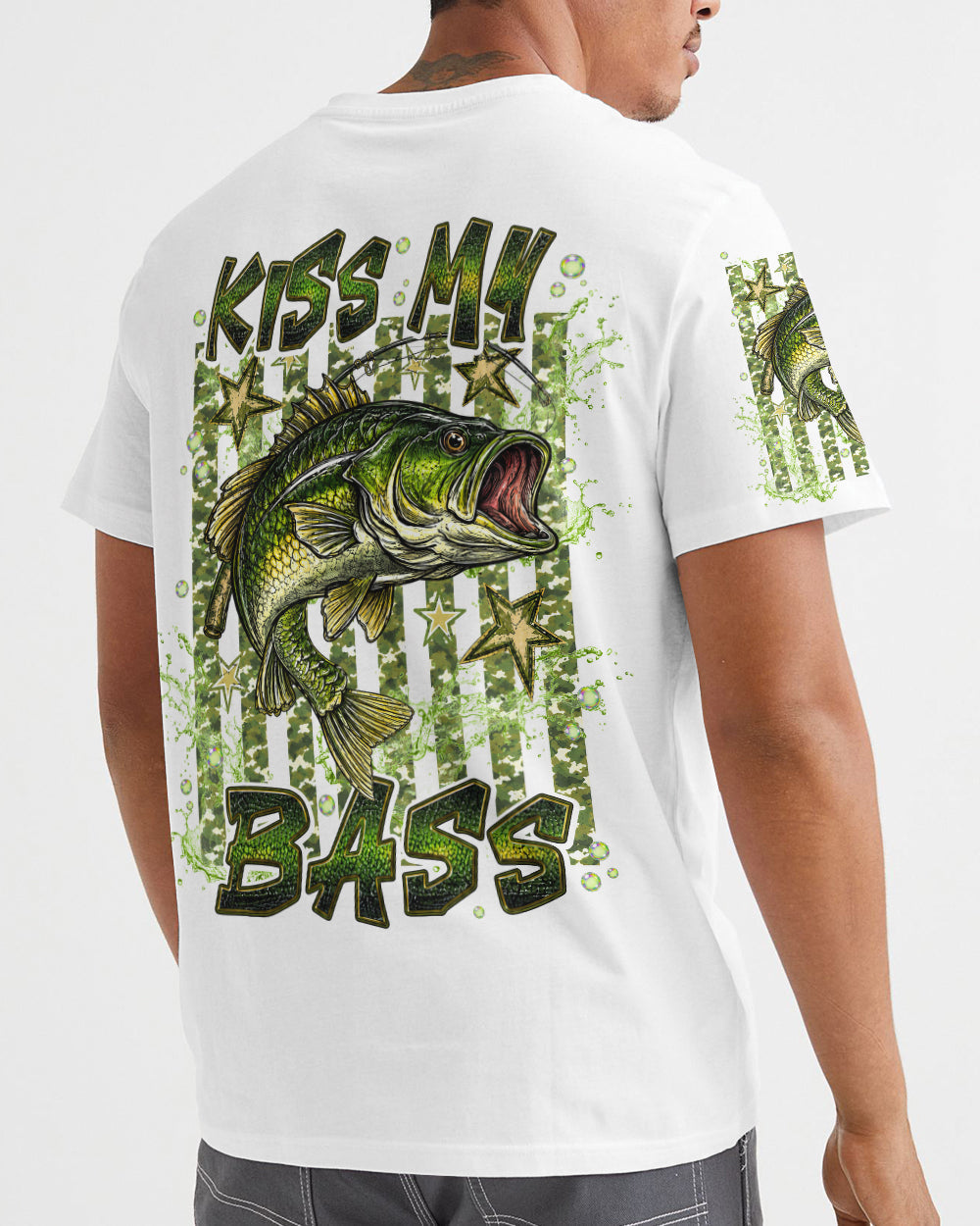 KISS MY BASS FISHING  ALL OVER PRINT - TLNT2905261