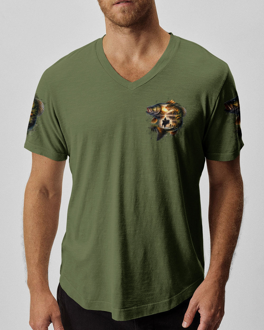 IT'S LAKE TIME FISHING ALL OVER PRINT - TLTW1305263