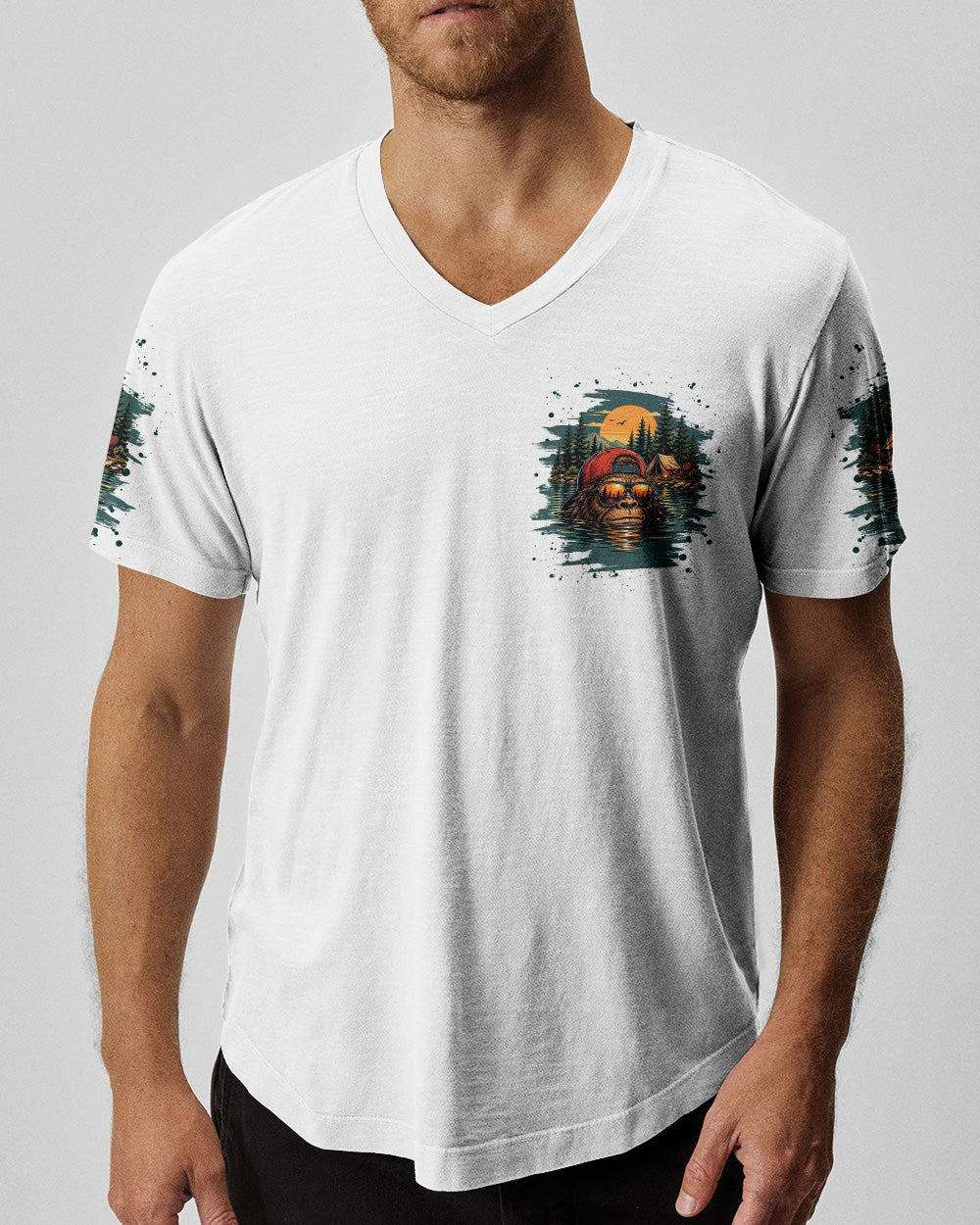 LIFE IS BETTER AT THE LAKE BIGFOOT ALL OVER PRINT   - TLHG2805263