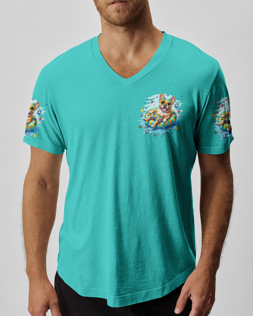 SALTY KISSES AND SANDY PAWS FRENCH BULLDOG ALL OVER PRINT - TYQY2905262