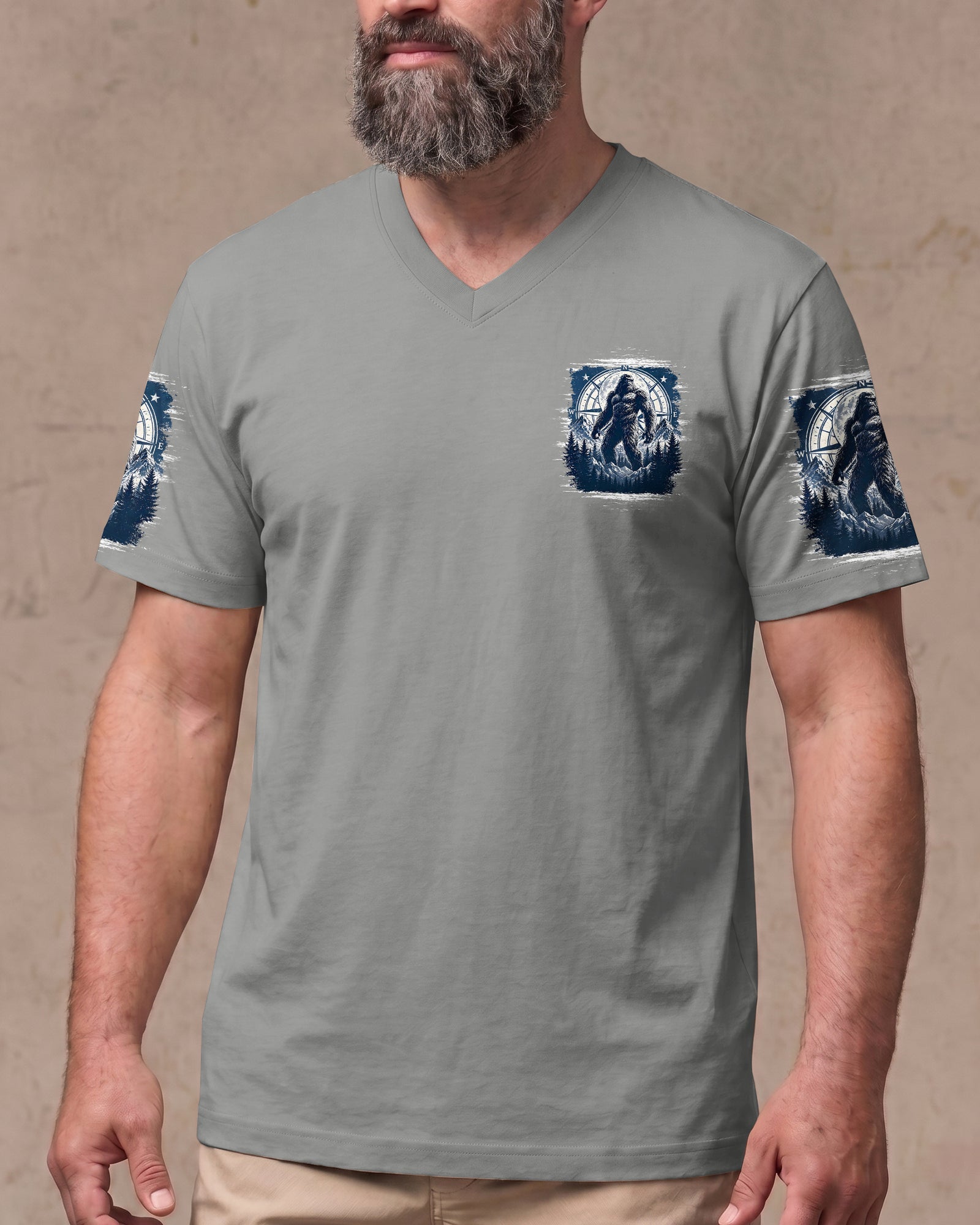 NOT ALL WHO WANDER ARE LOST BIGFOOT ALL OVER PRINT - TYPQ0907261