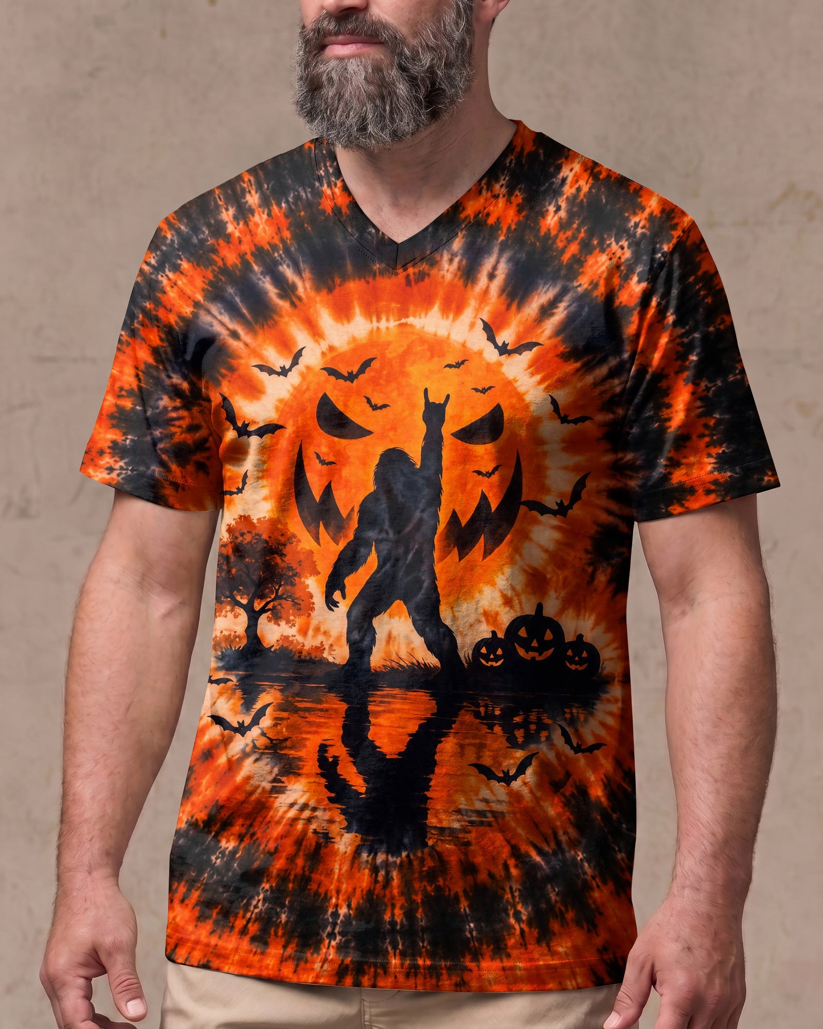 BIGFOOT MOONBURST HALLOWEEN ALL OVER PRINT - TLTW1707262