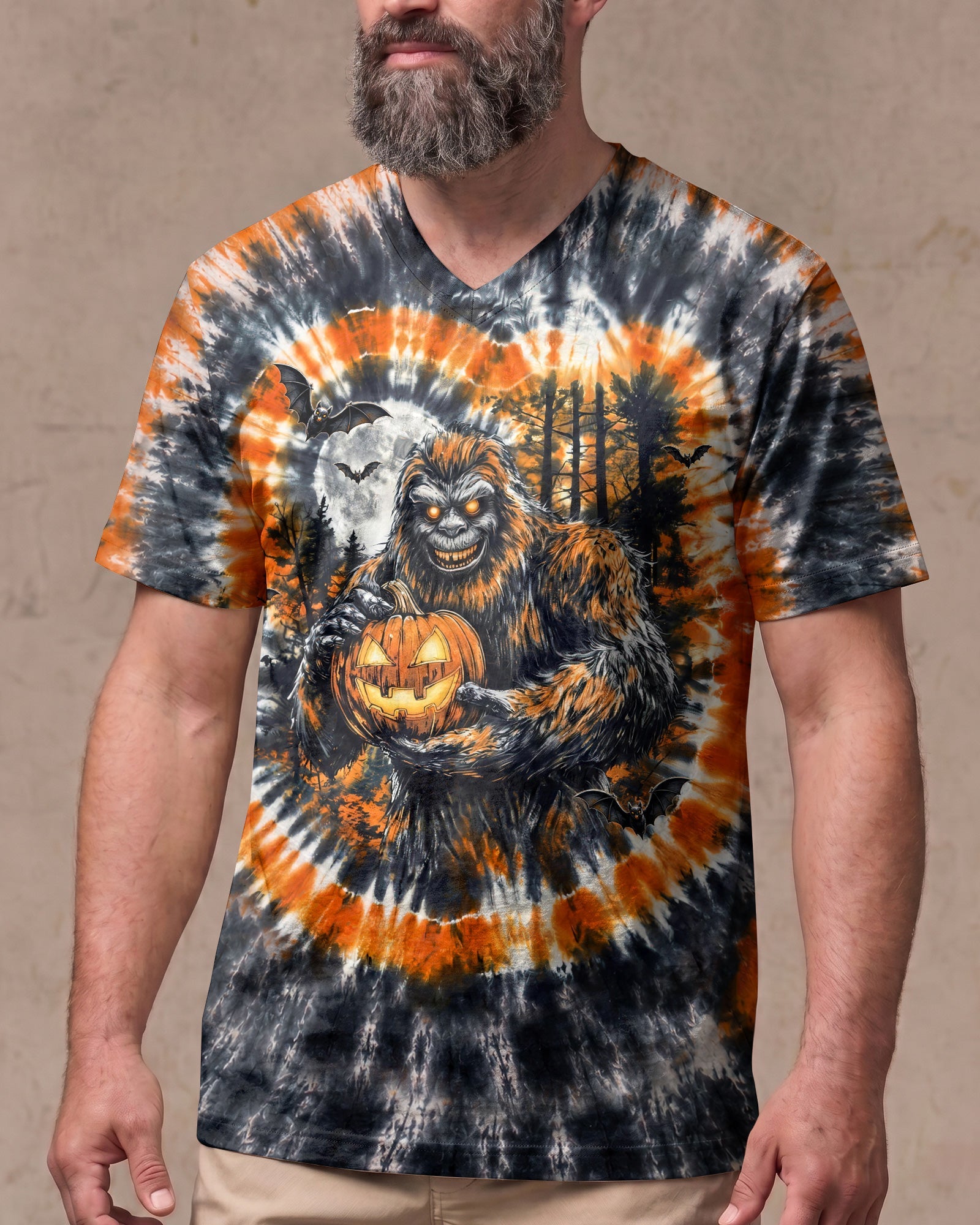 SCARY BIGFOOT HALLOWEEN ALL OVER PRINT - TLHG1707263