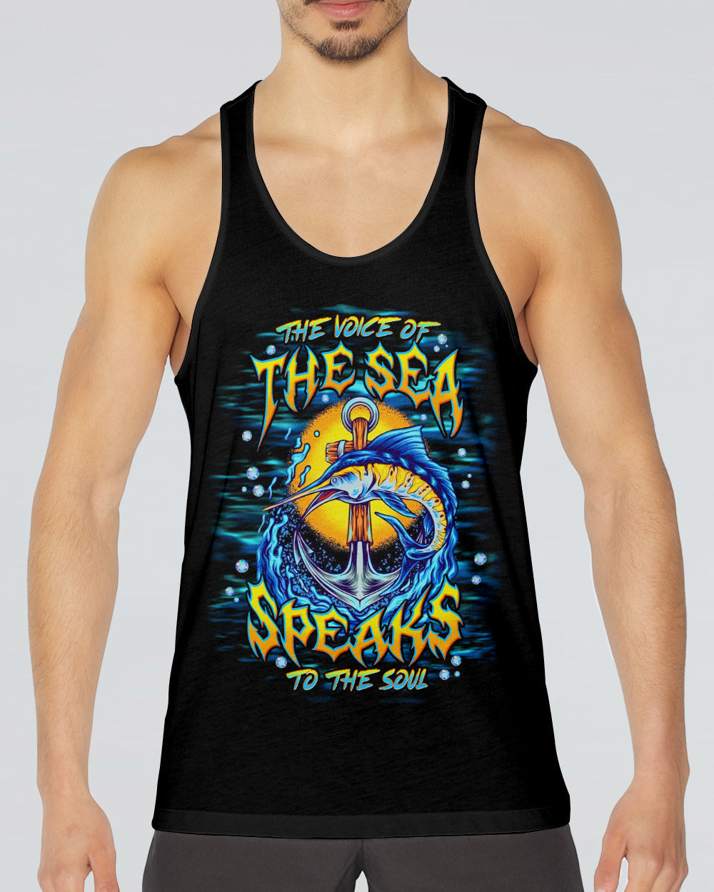 THE VOICE OF THE SEA SPEAKS TO THE SOUL MARLIN ALL OVER PRINT - TLNT0106262