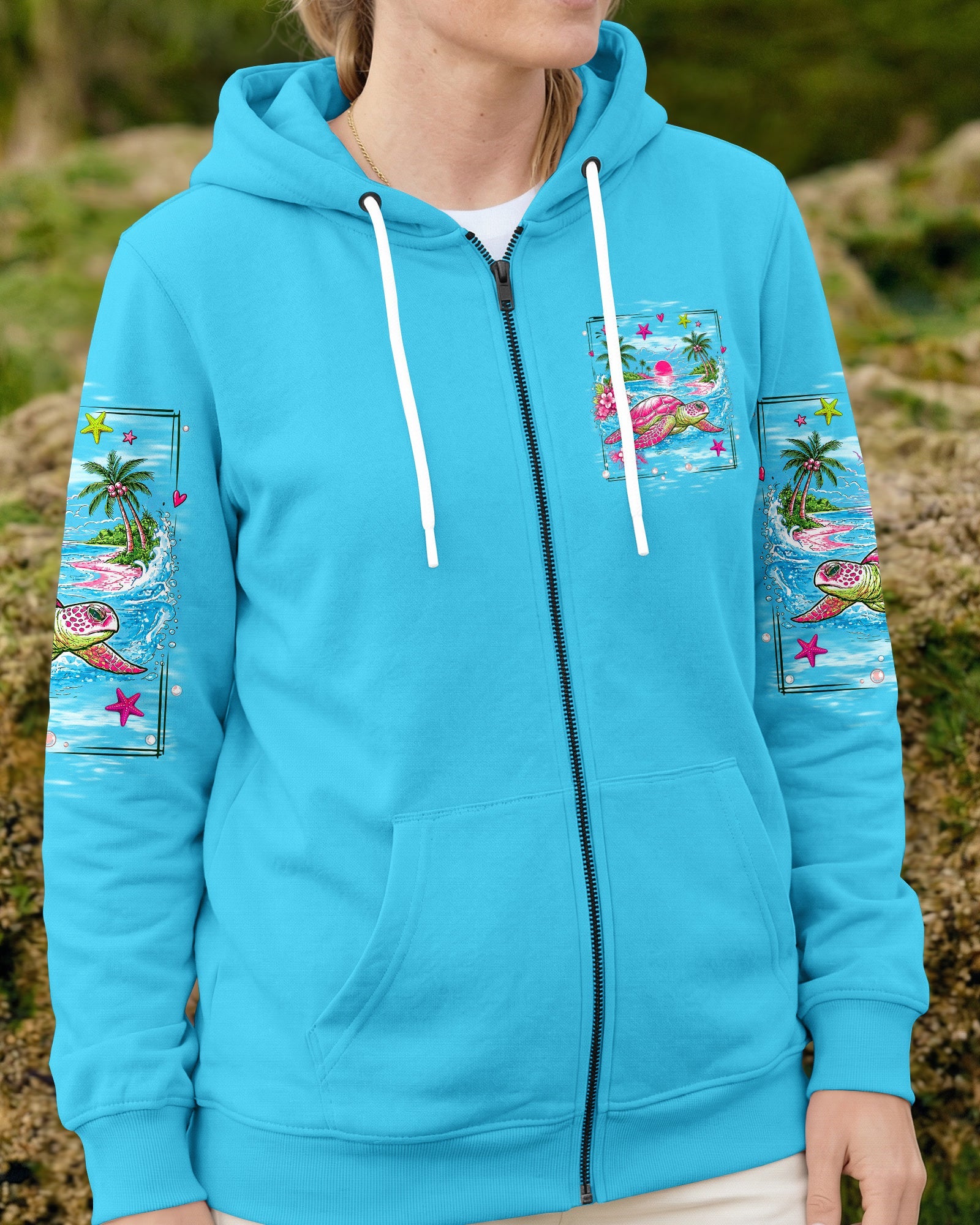 SALTWATER HEALS EVERYTHING TURTLE ALL OVER PRINT  - TLNT1107261