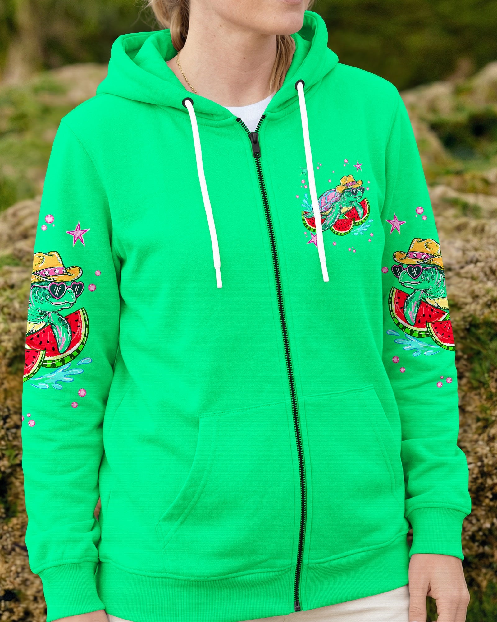 DO THE WATERMELON CRAWL TURTLE ALL OVER PRINT - TLNT2905263