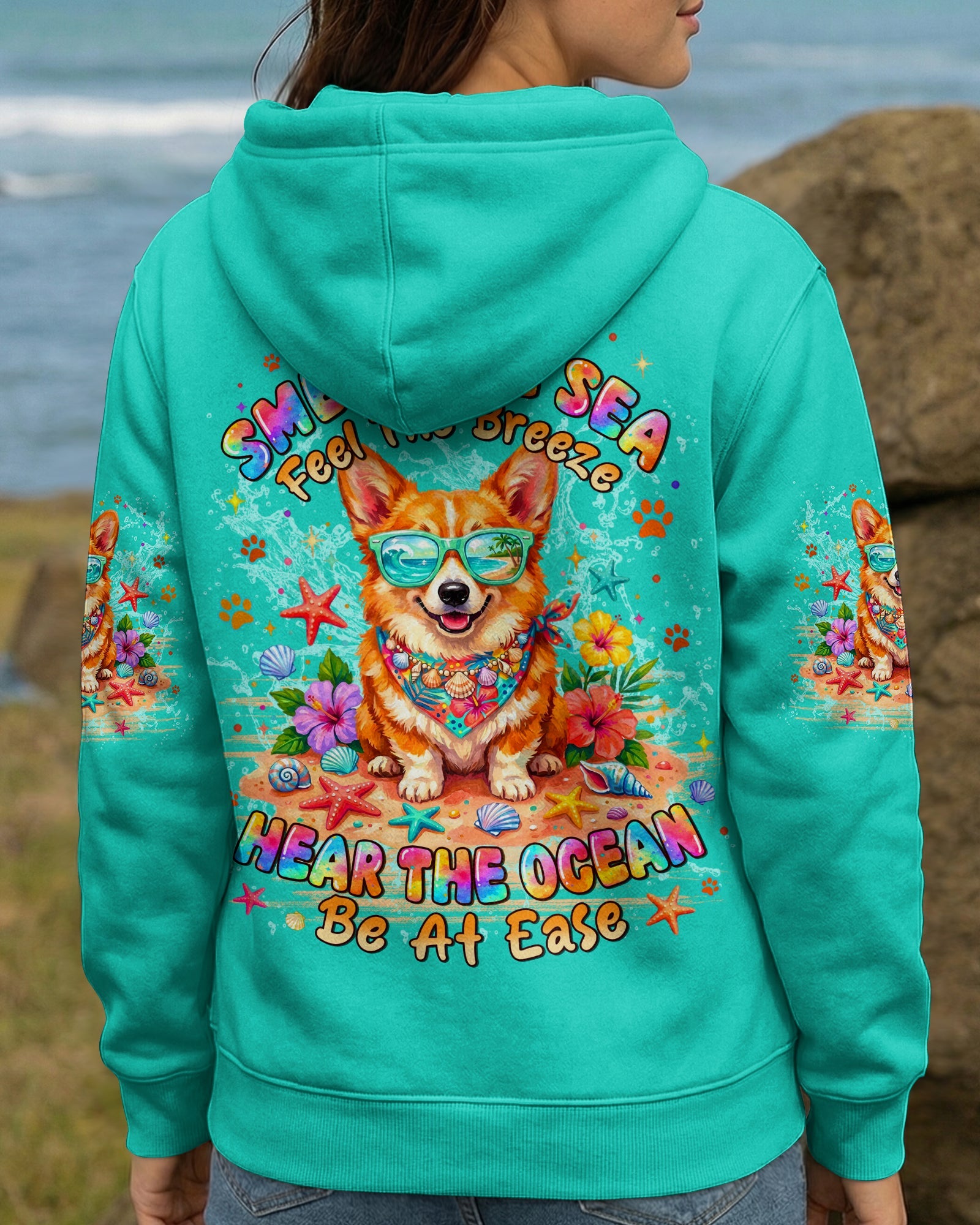 SMELL THE SEA CORGI DOG ALL OVER PRINT - TYLN1206261
