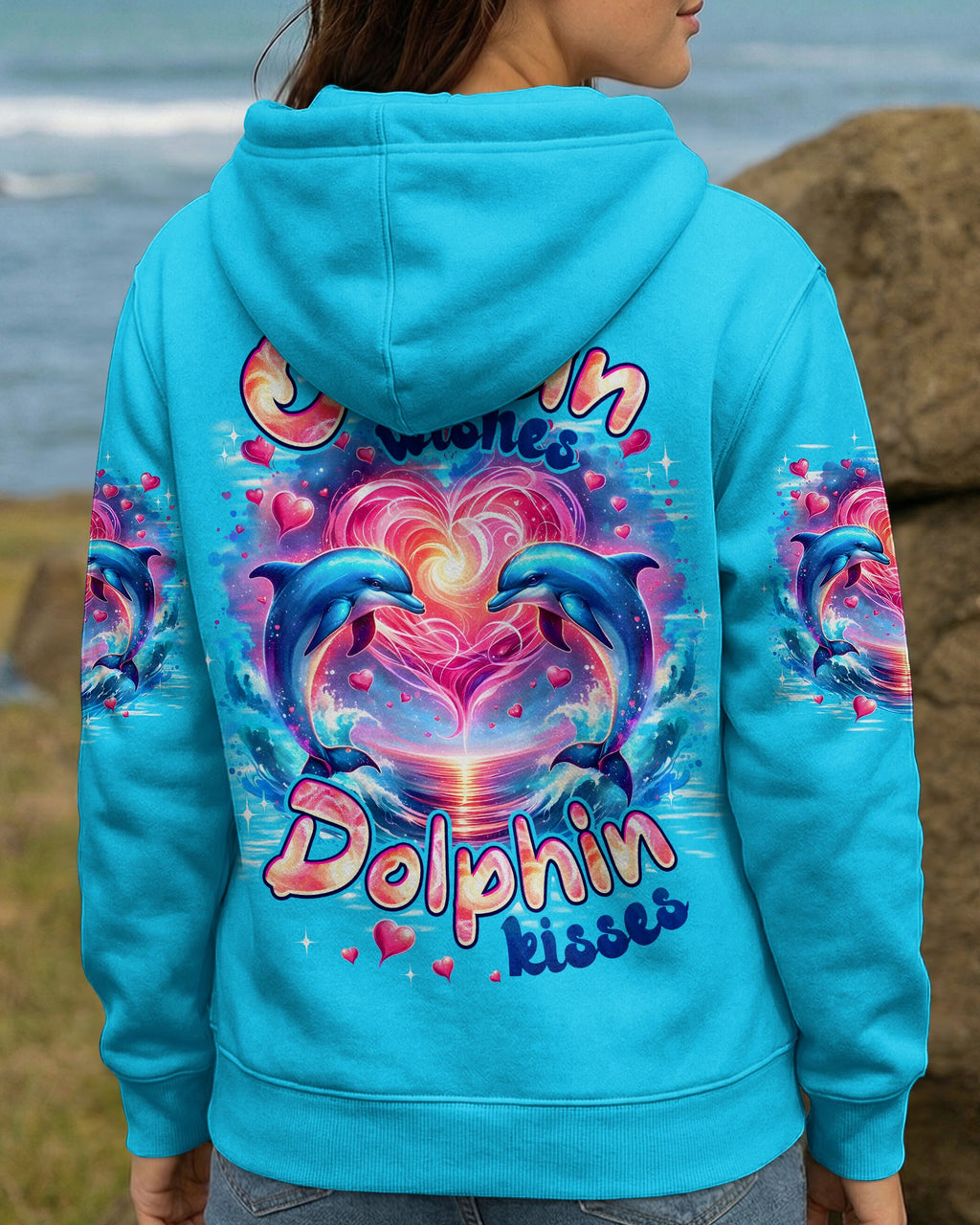 OCEAN WISHES DOLPHIN KISSES ALL OVER PRINT - TYPQ1605262