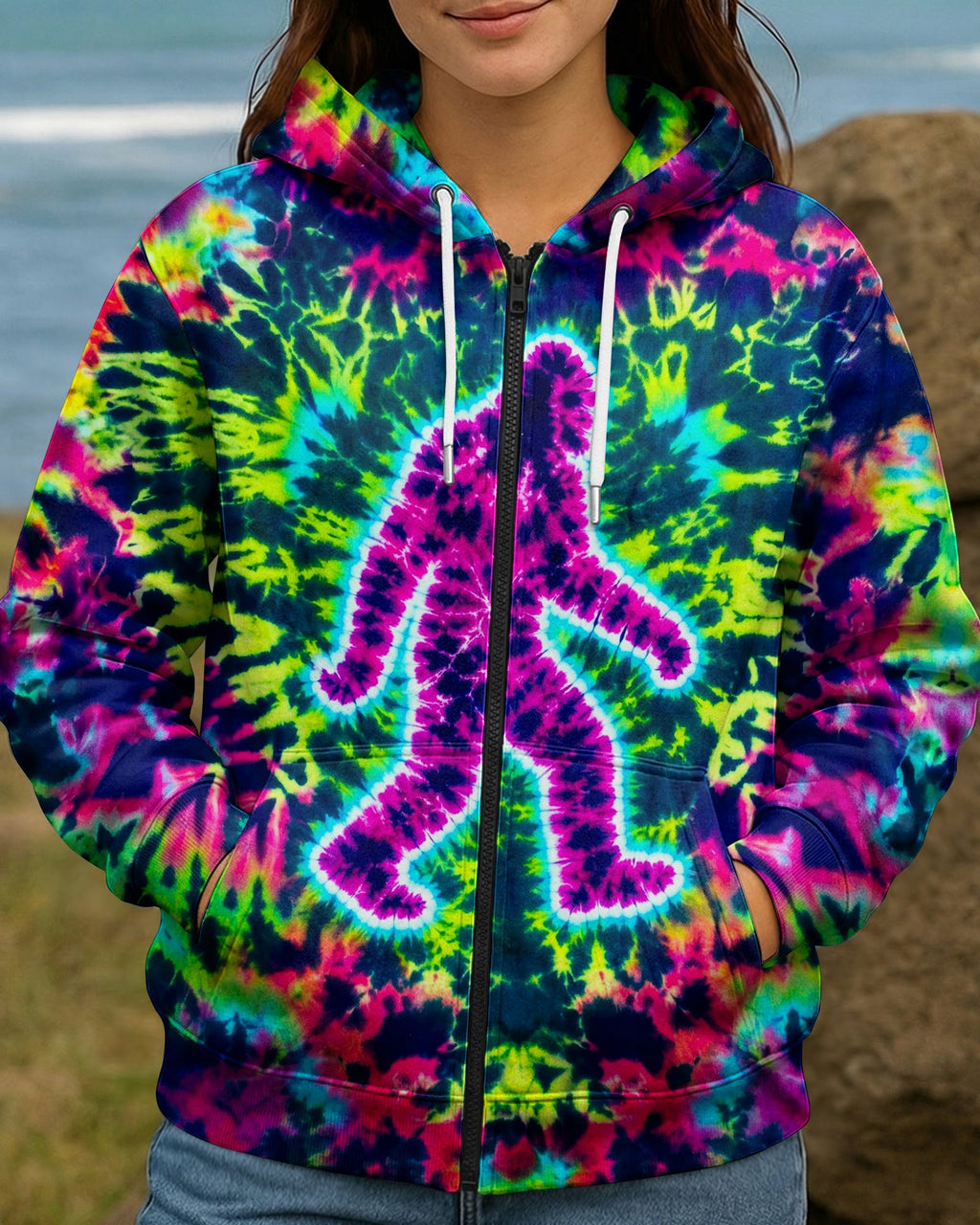 COLORFUL PSYCHEDELIC NEON BIGFOOT ADVENTURE – RITD10906261