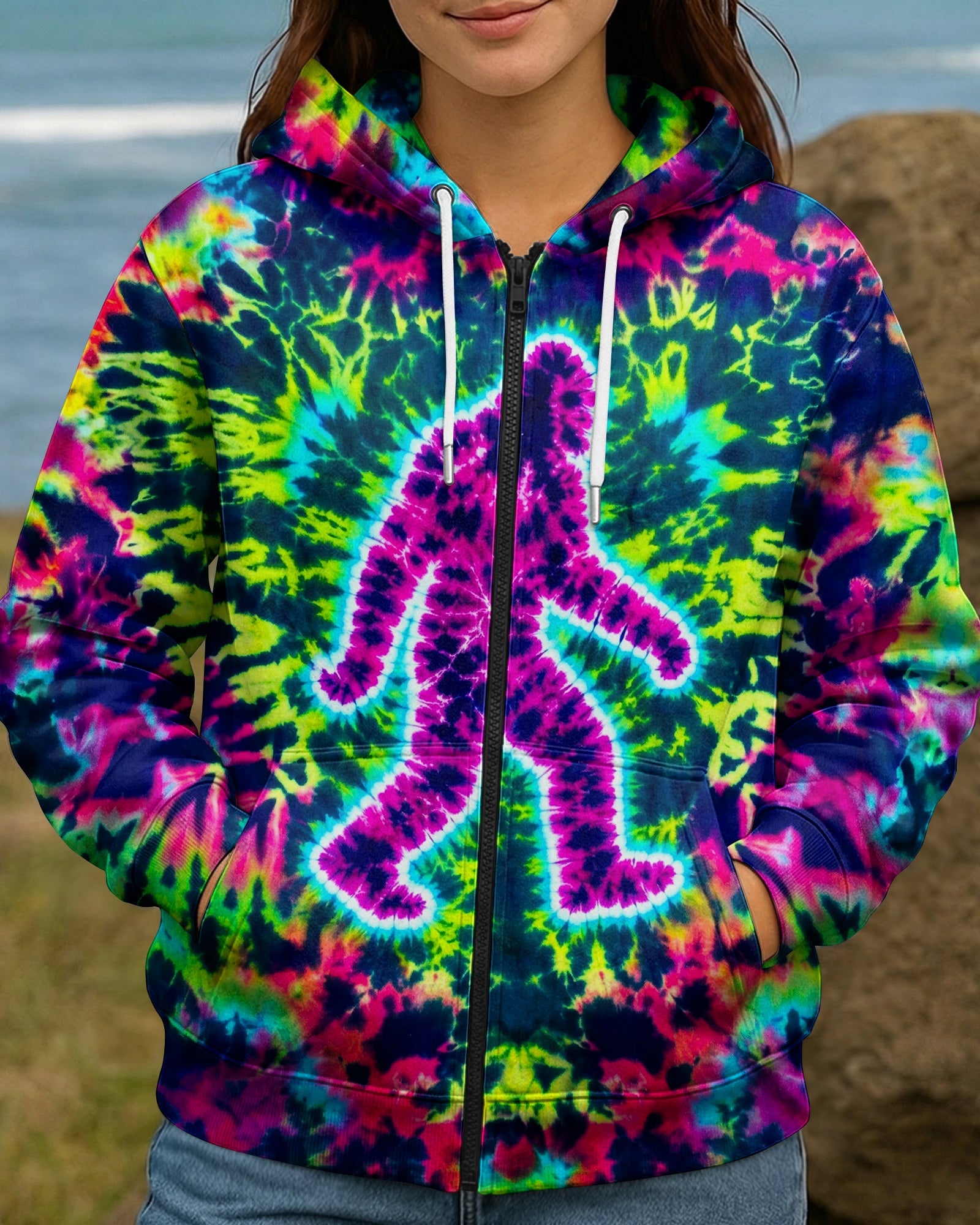 COLORFUL PSYCHEDELIC NEON BIGFOOT ADVENTURE – RITD10906261