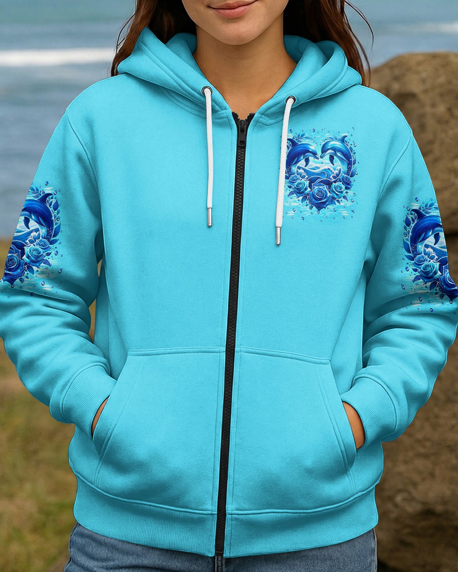 OCEAN WISHES DOLPHIN KISSES ALL OVER PRINT - TYLN2105261